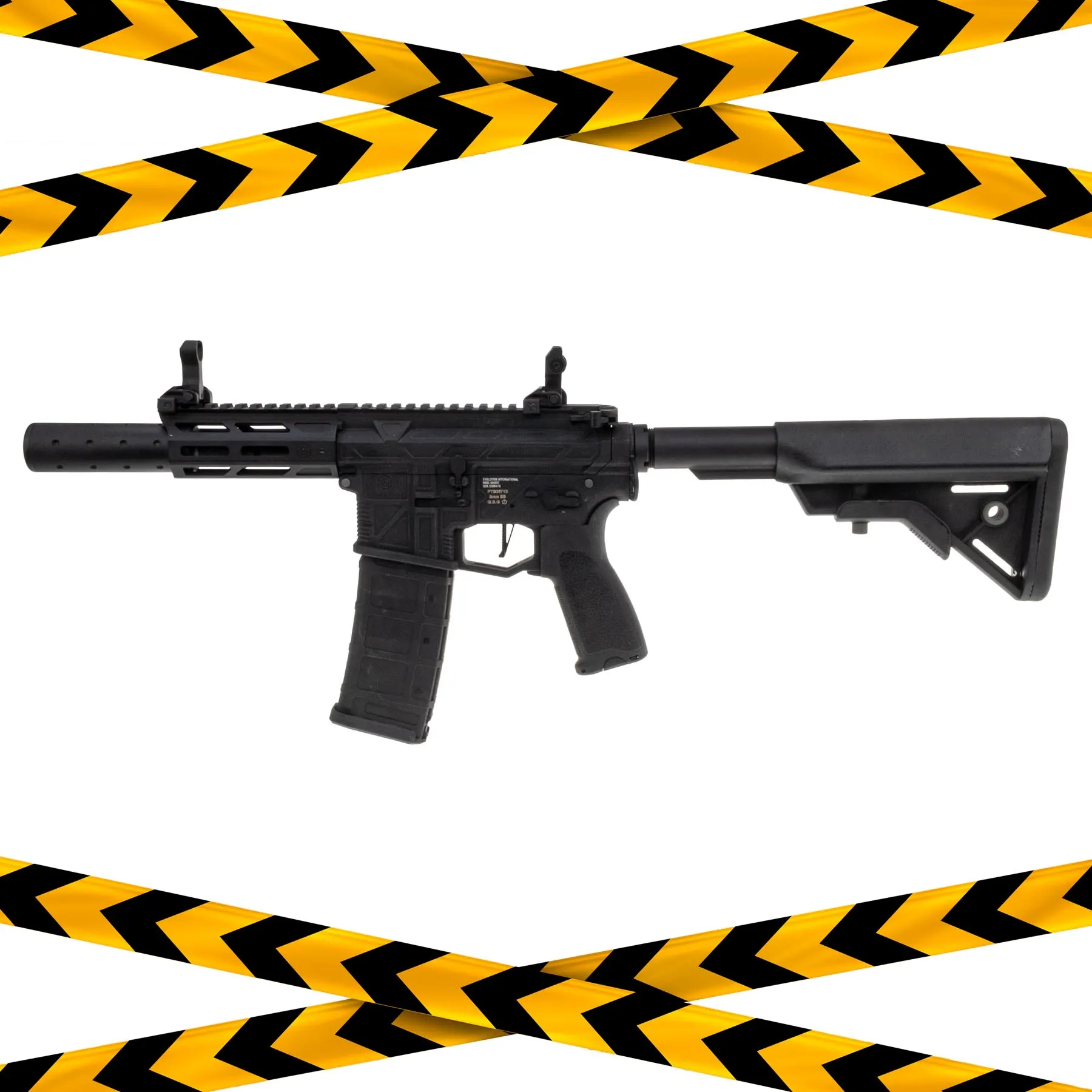 B-Ware Evolution Ghost XS EMR S (S)AEG, Black