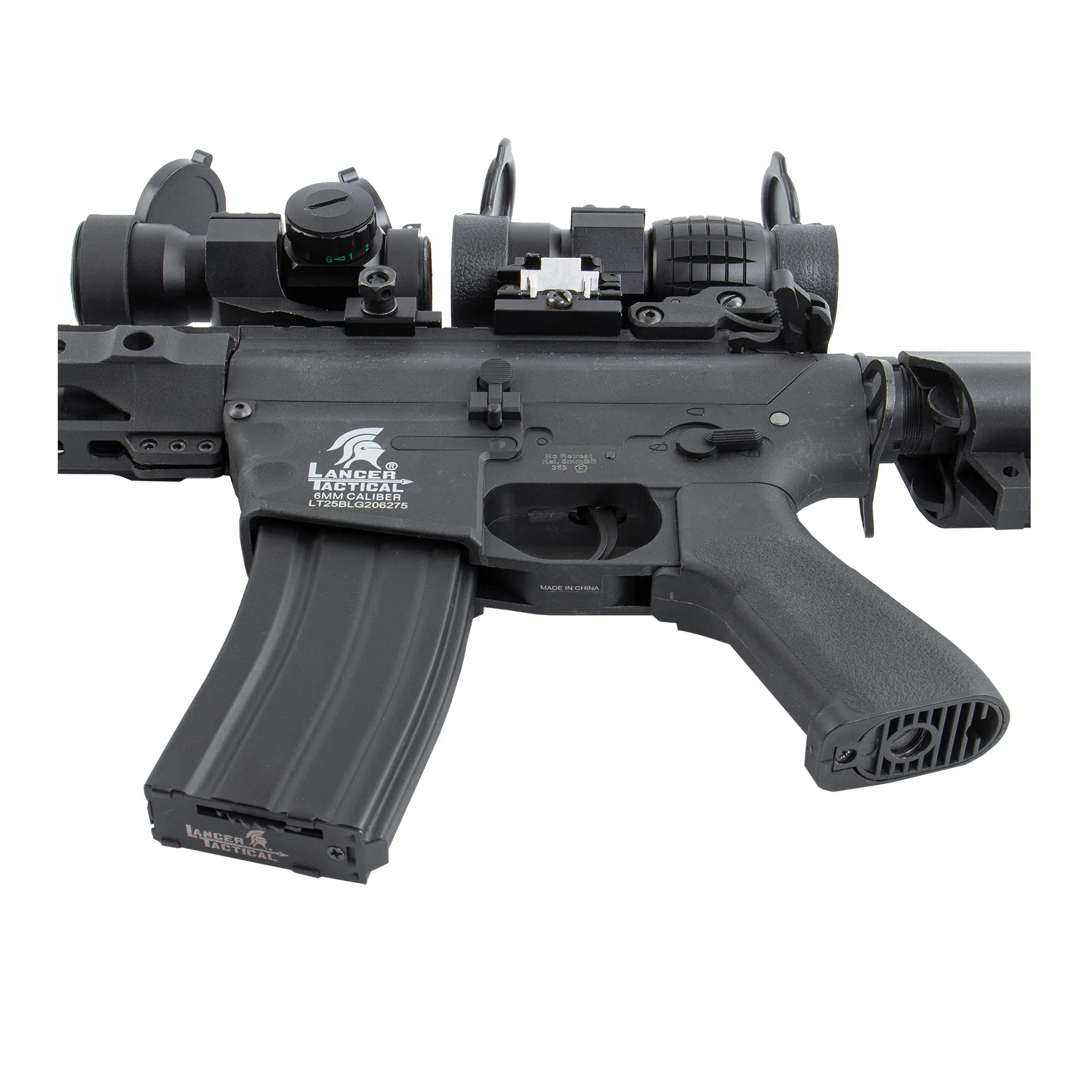 Interceptor ETU+Mosfet w/ Red Dot Magnifier Set (S)AEG, Black Interceptor ETU+Mosfet w/ Red Dot Magnifier Set (S)AEG, Black