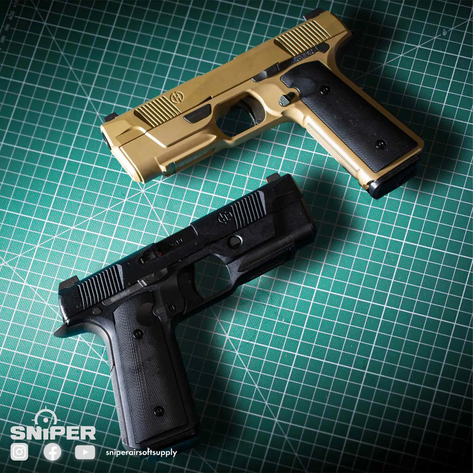 EMG Hudson H9 Pistol Tan GBB Softair Pistole