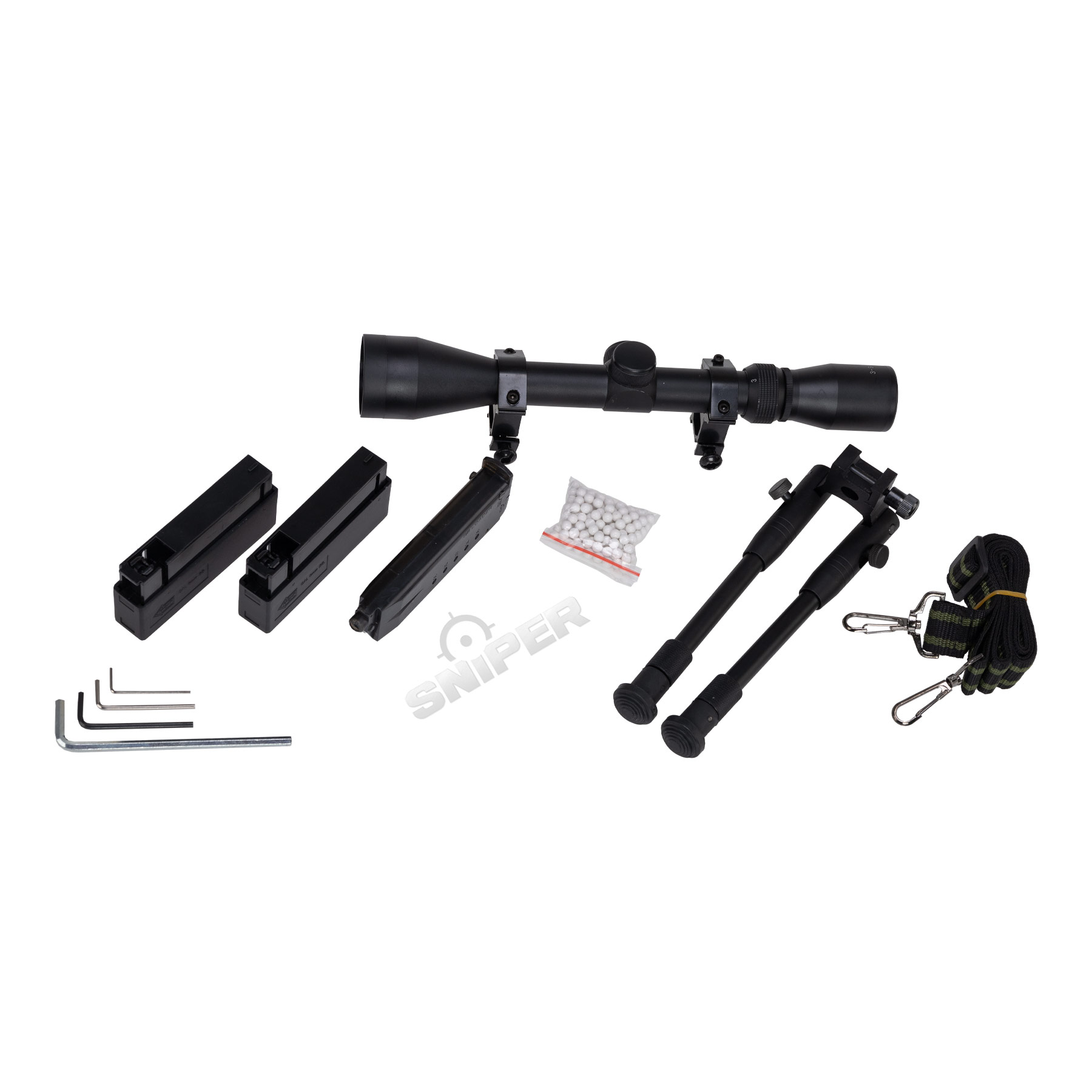 Specna Arms SA-S14 Scharfschützengewehr w/ Scope & Bipod, Olive
