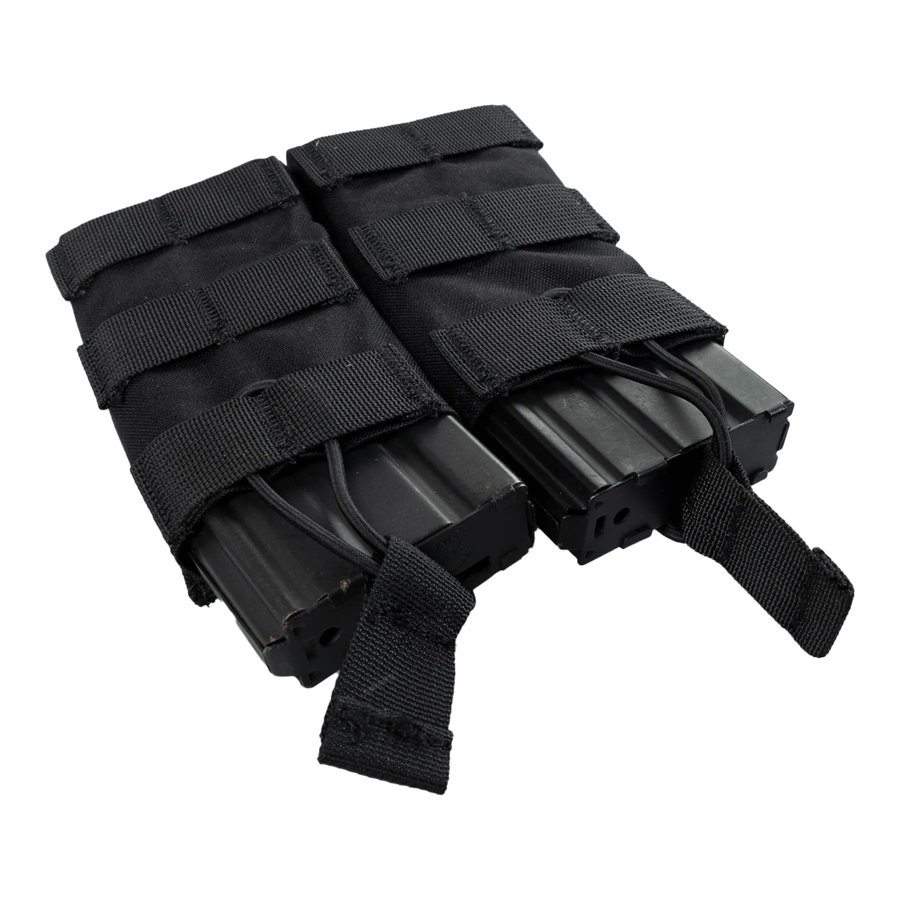 Double Open Mag Pouch für M4, Black