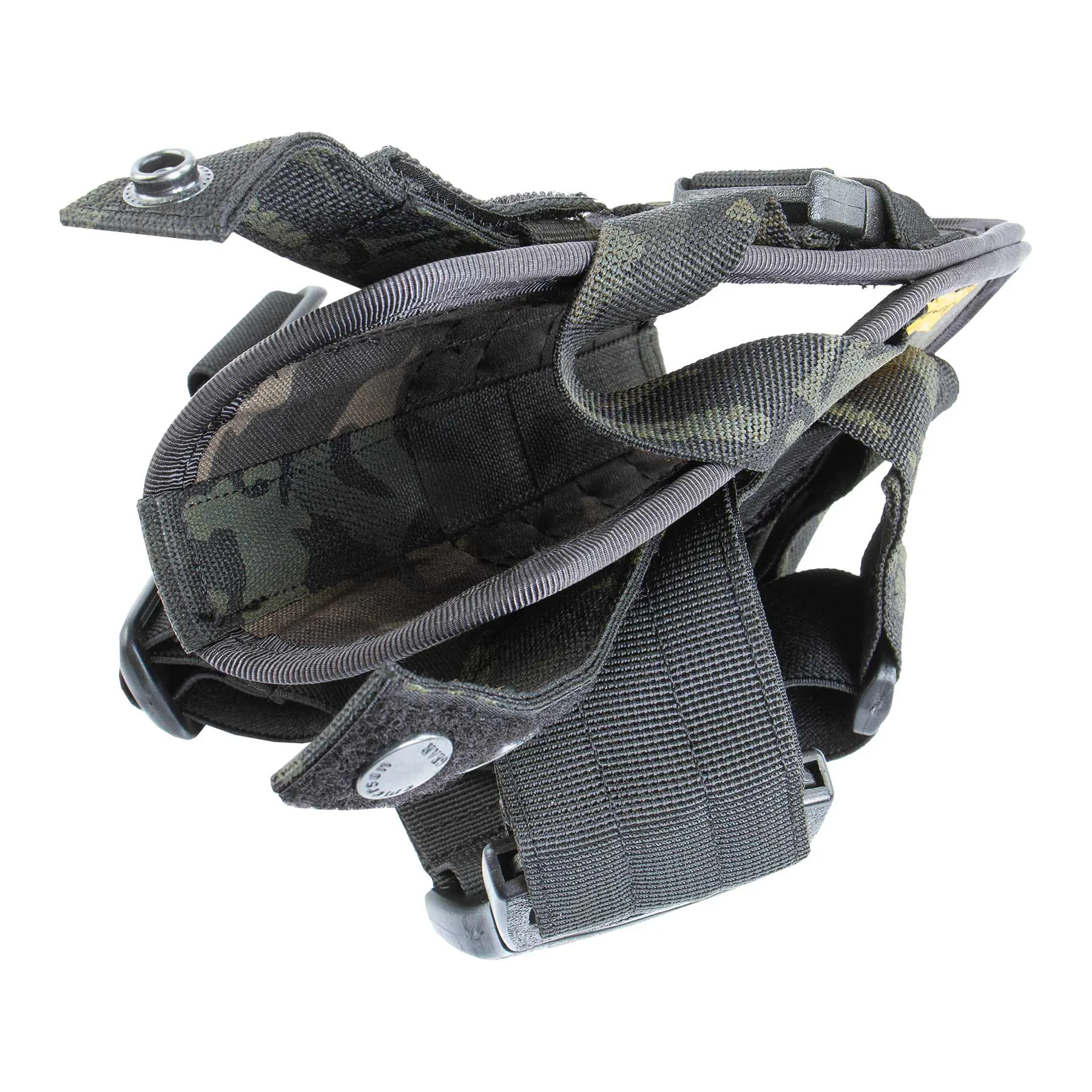 Tactical Pistol Leg Holster, Multicam Black