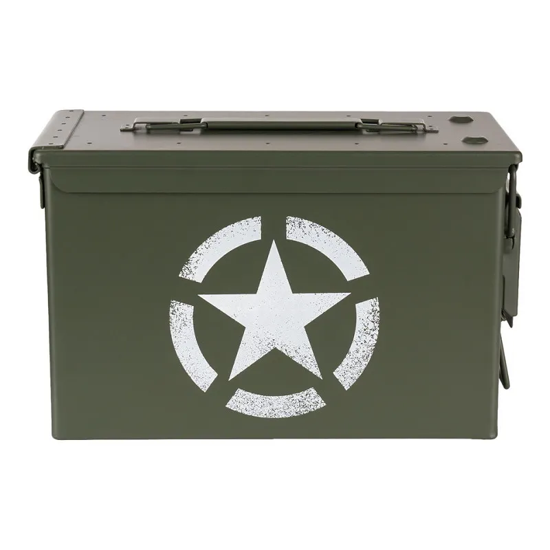 Cal. 50mm Ammo Box, US Army Star