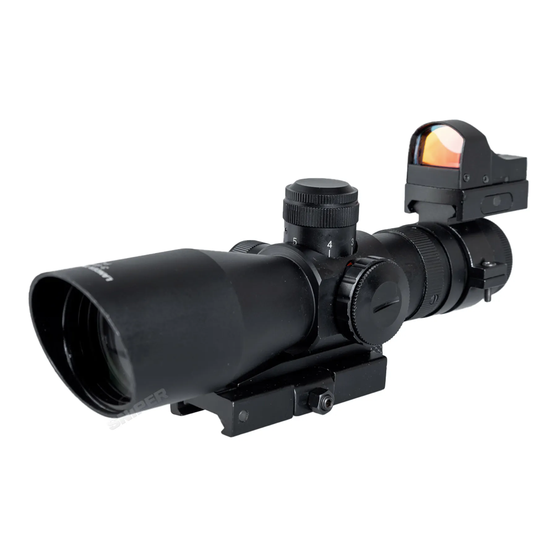 3-9x42 Short Dot w/ Red Dot Visier, Black 3-9x42 Short Dot w/ Red Dot Visier, Black