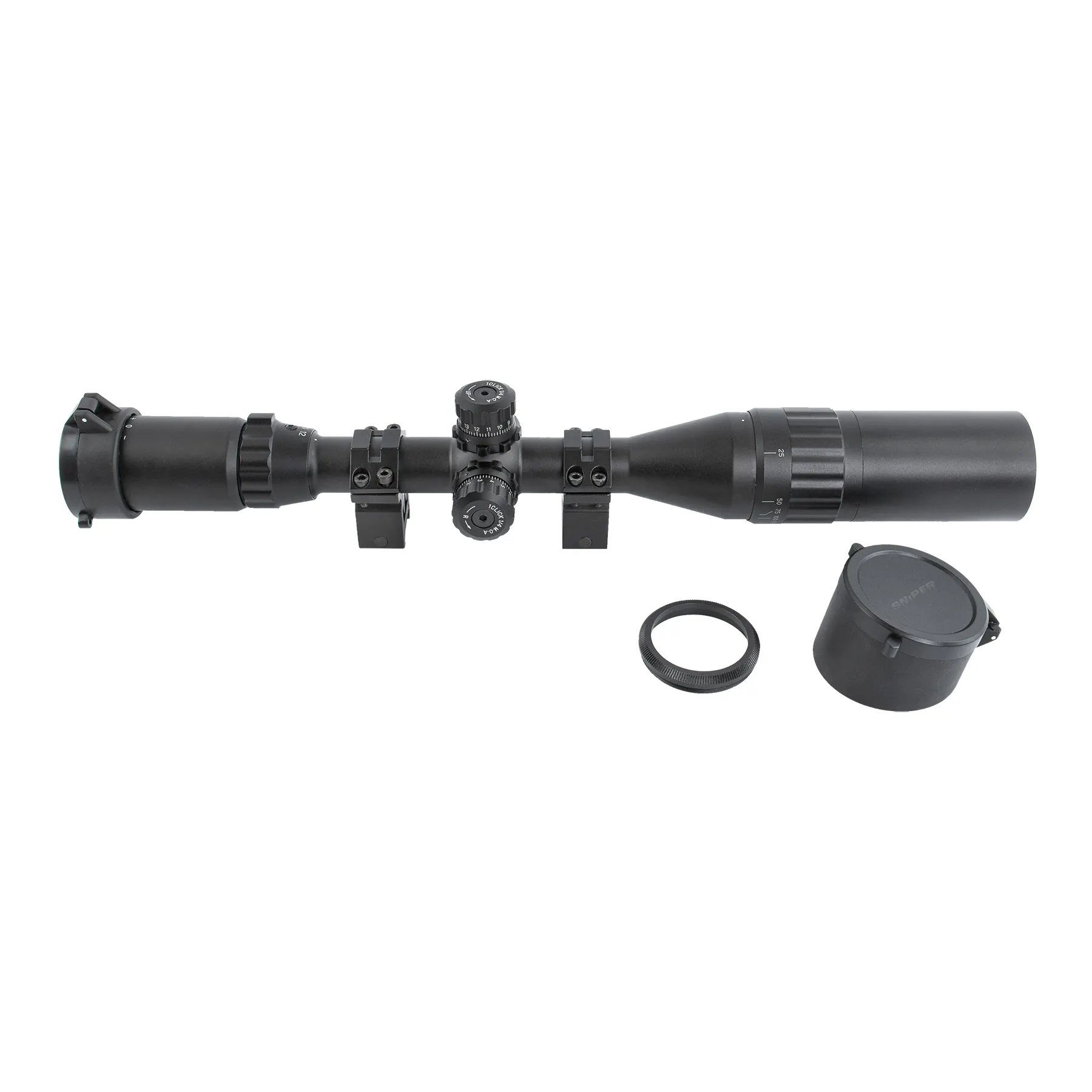 3-12x40 Scope, red/green/blue