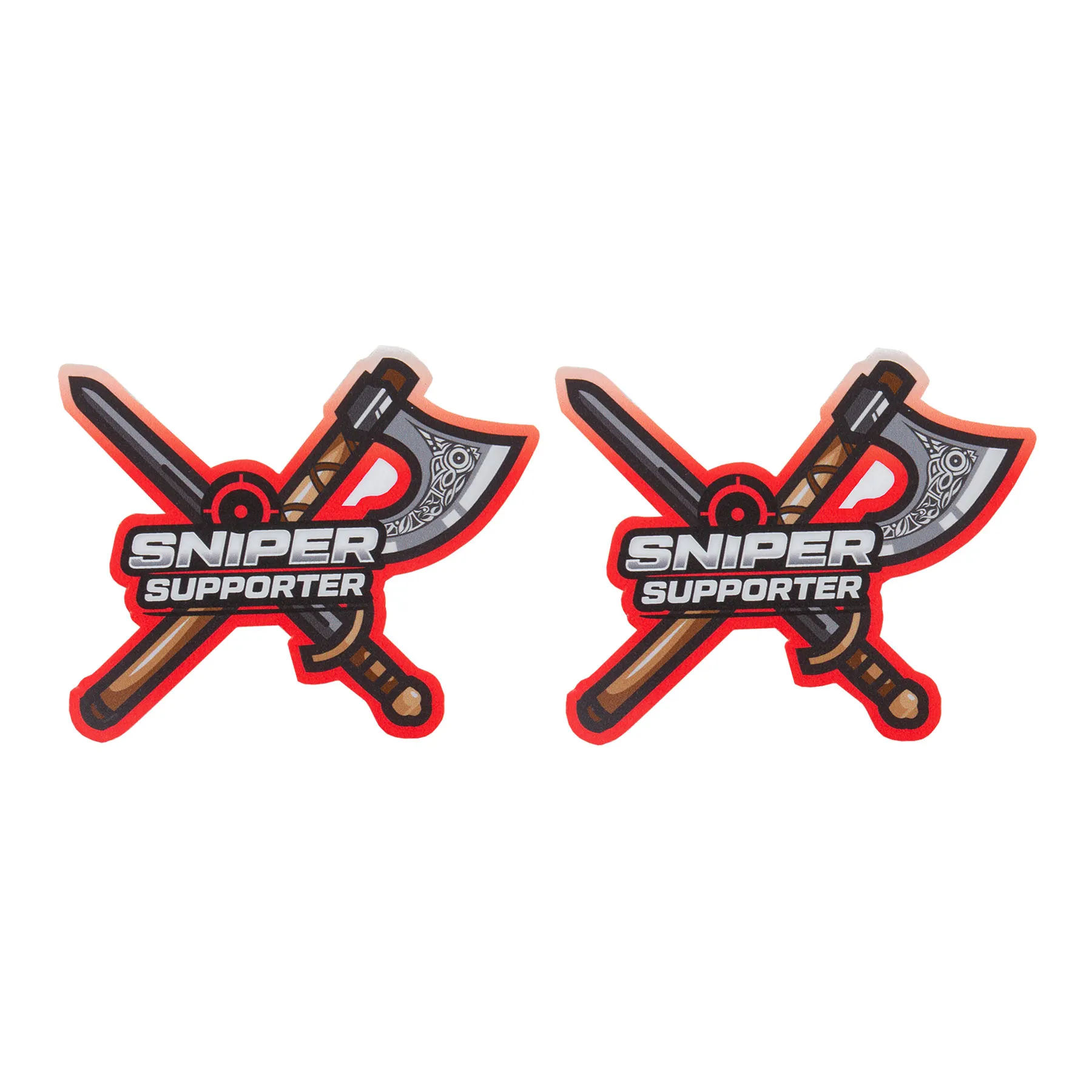 Sniper-AS Supporter Aufkleber #2, 7,5cm 2er Pack