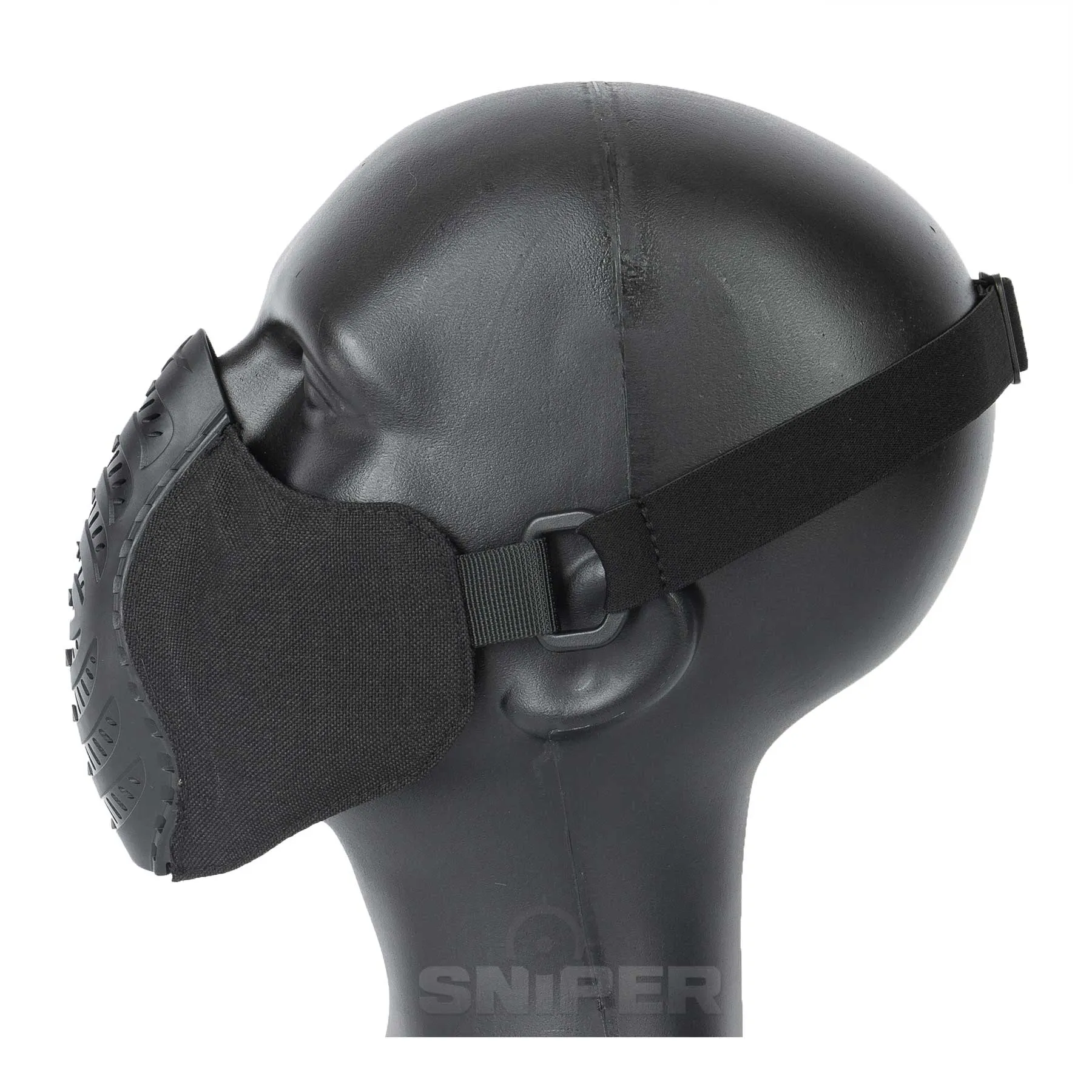 Half Face Mask V7, Black Half Face Mask V7, Black