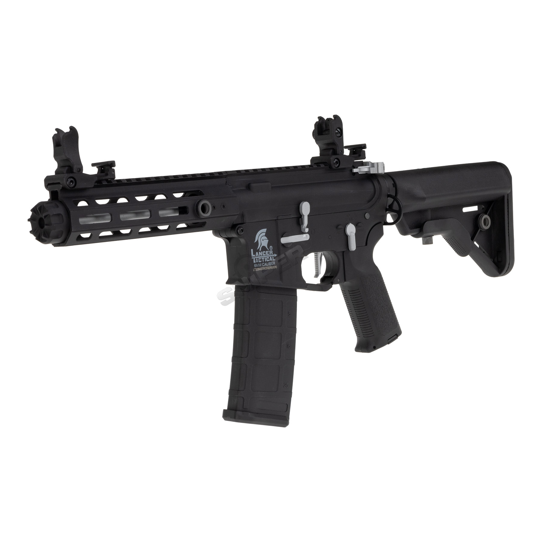 Lancer LT-34 Hellion w/ Nebula ETU (S)AEG, Black/Silver