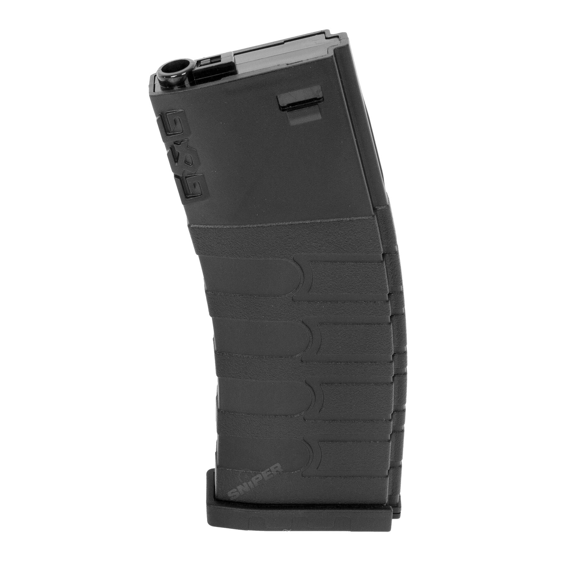 M4 Mid Cap Magazin Kunststoff (120rds), black