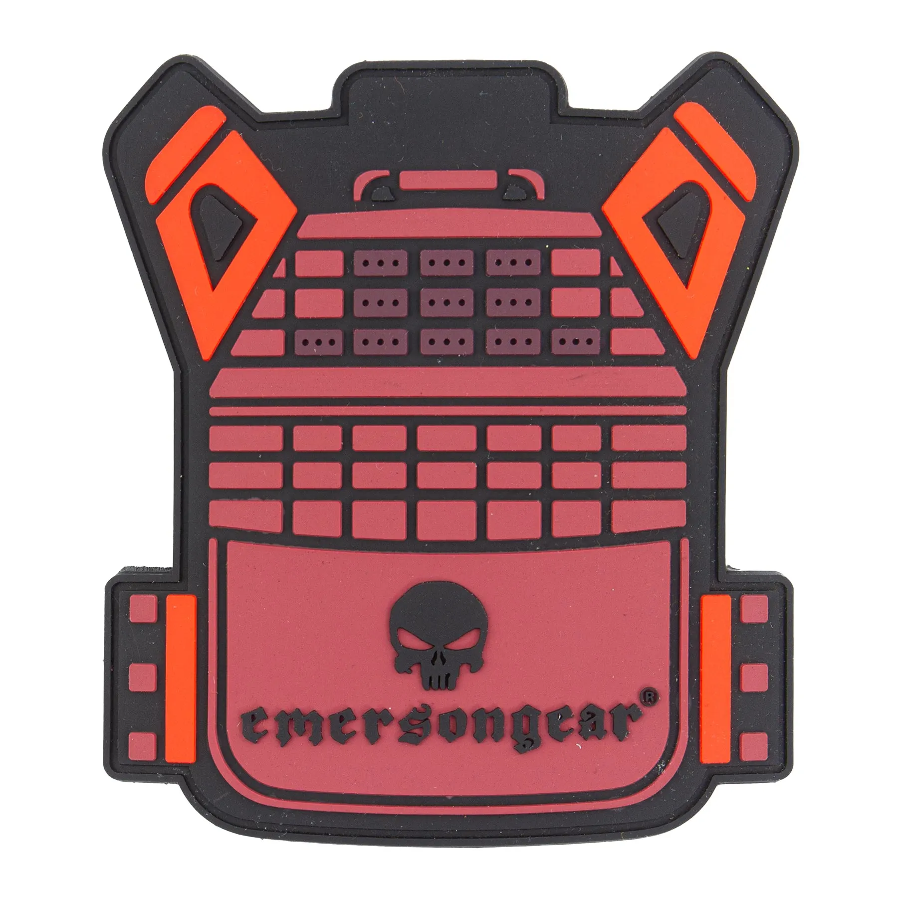 JPC Vest 3D PVC Patch, Red