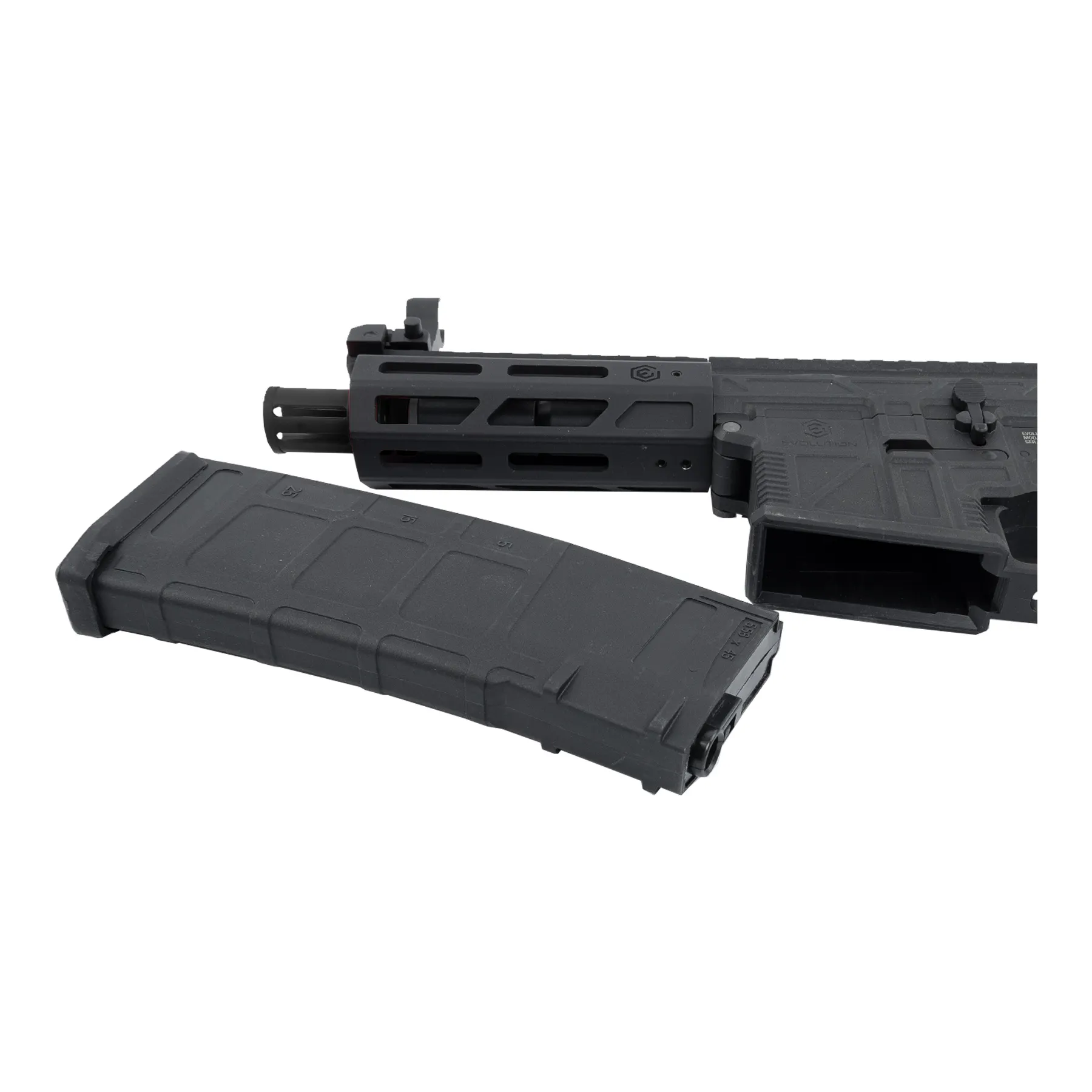 Evolution Ghost XS EMR PDW AEG < 0,5 Joule Softair Gewehr, Black