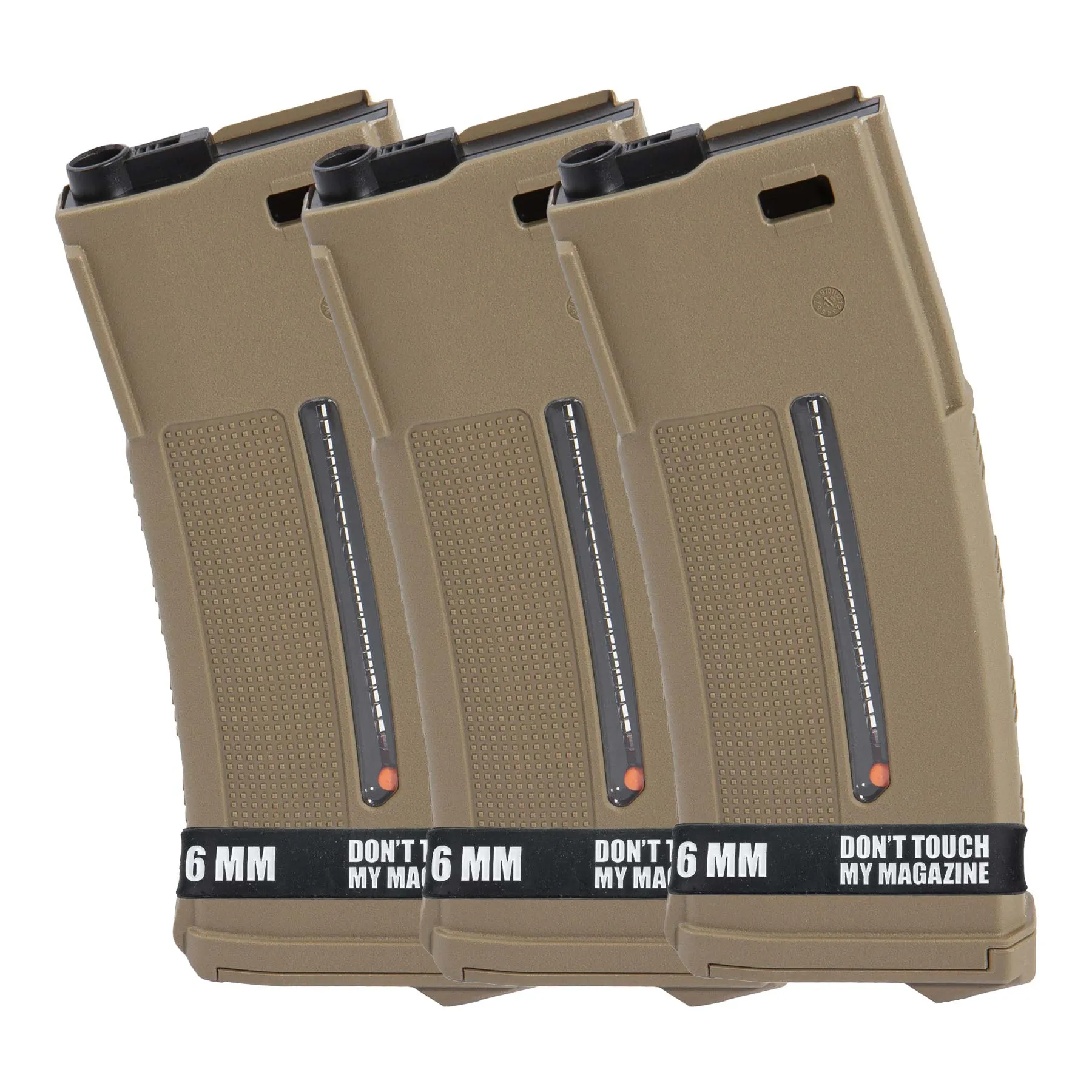 PTS EPM1 Enhanced Magazin für M4 250rds, Dark Earth, 3er-Set
