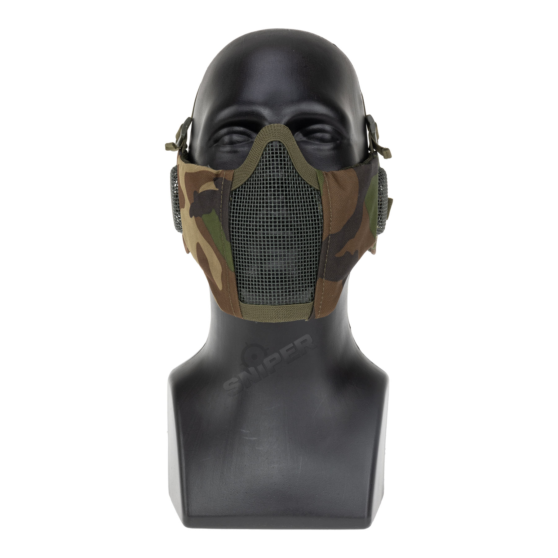 Reapo Mesh Face Mask w/ Ear Protection, Woodland