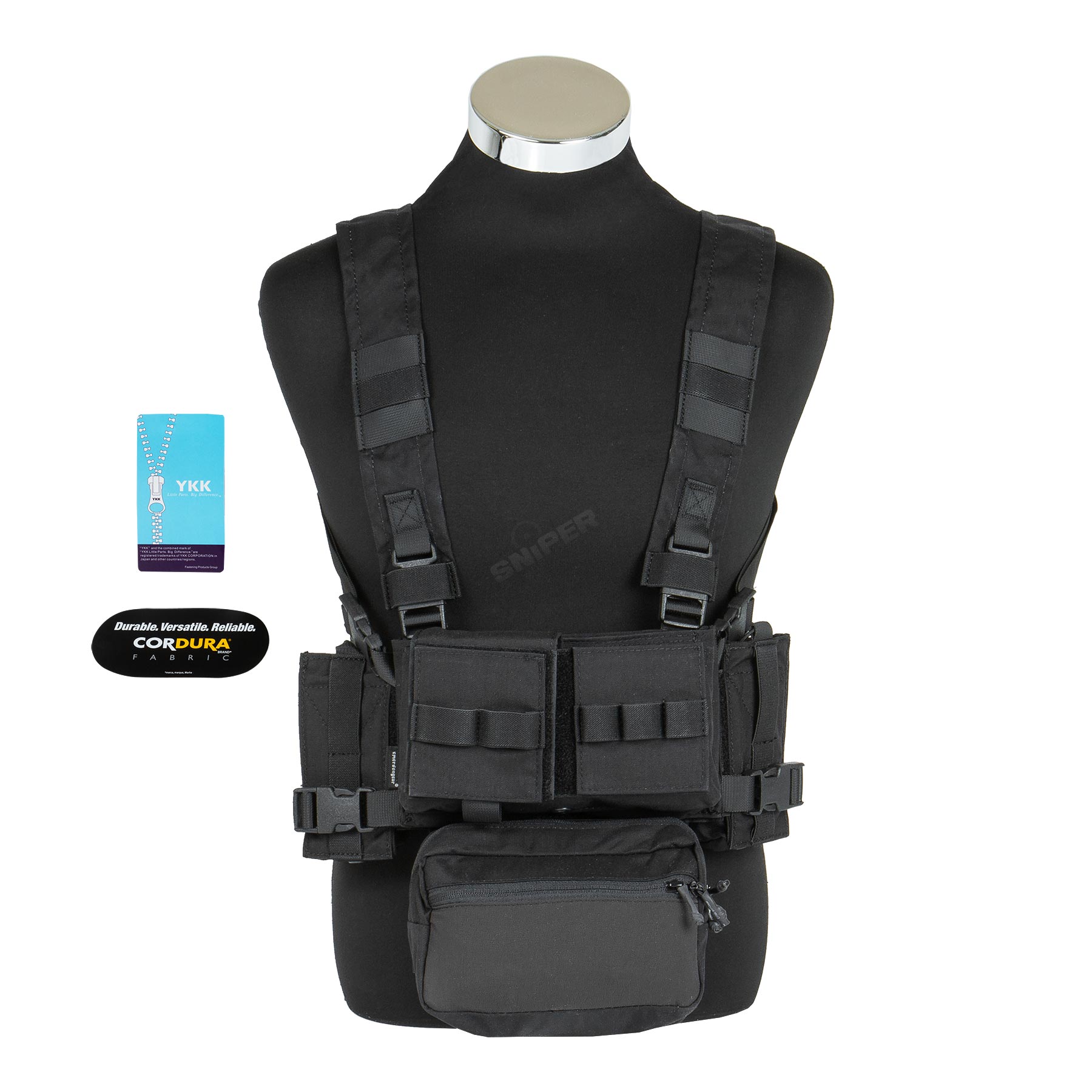 Micro Fight Chissis MK3 Chest Rig, Black