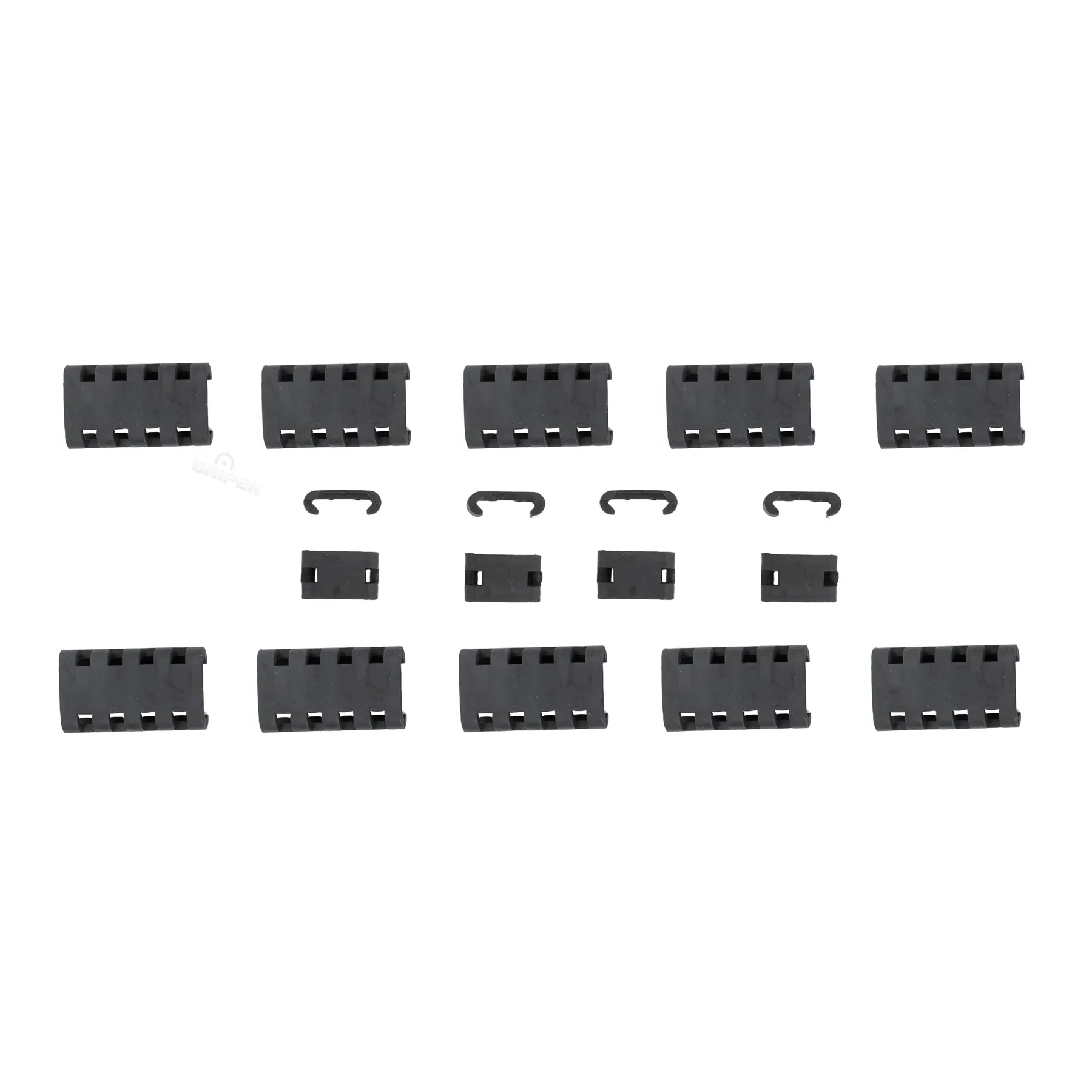 Matrix Ladder Rail Cover, 20pcs, Black