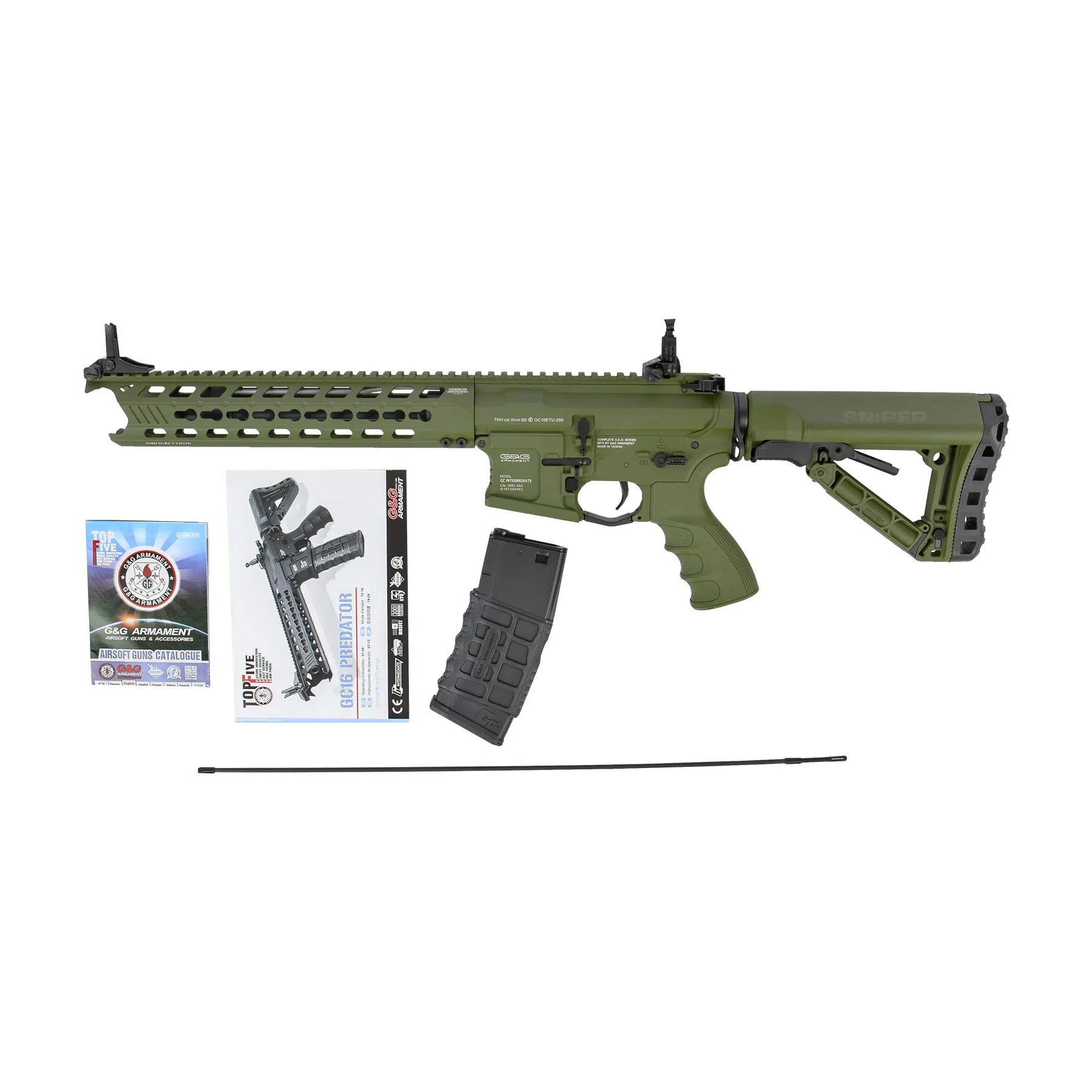 GC16 Predator ETU Green, (S)AEG GC16 Predator ETU Green, (S)AEG