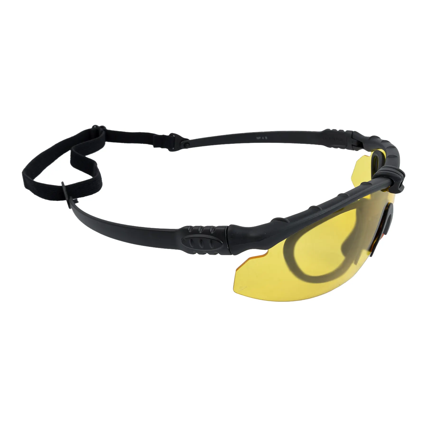 NP Battle Pro´s Schutzbrille mit Einsatz Black, Yellow Lense