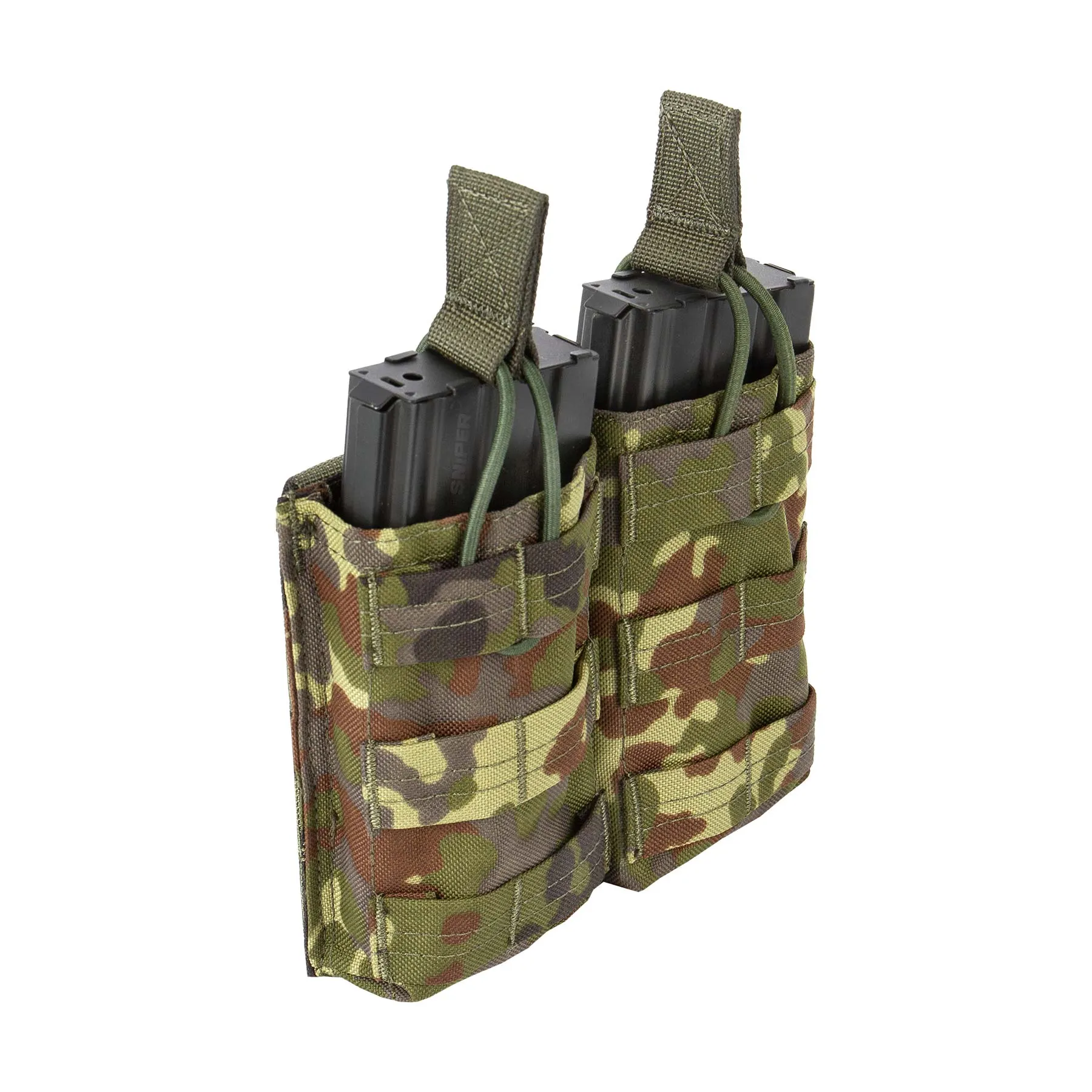 M4 Double Direct Action Mag Pouch, Flecktarn