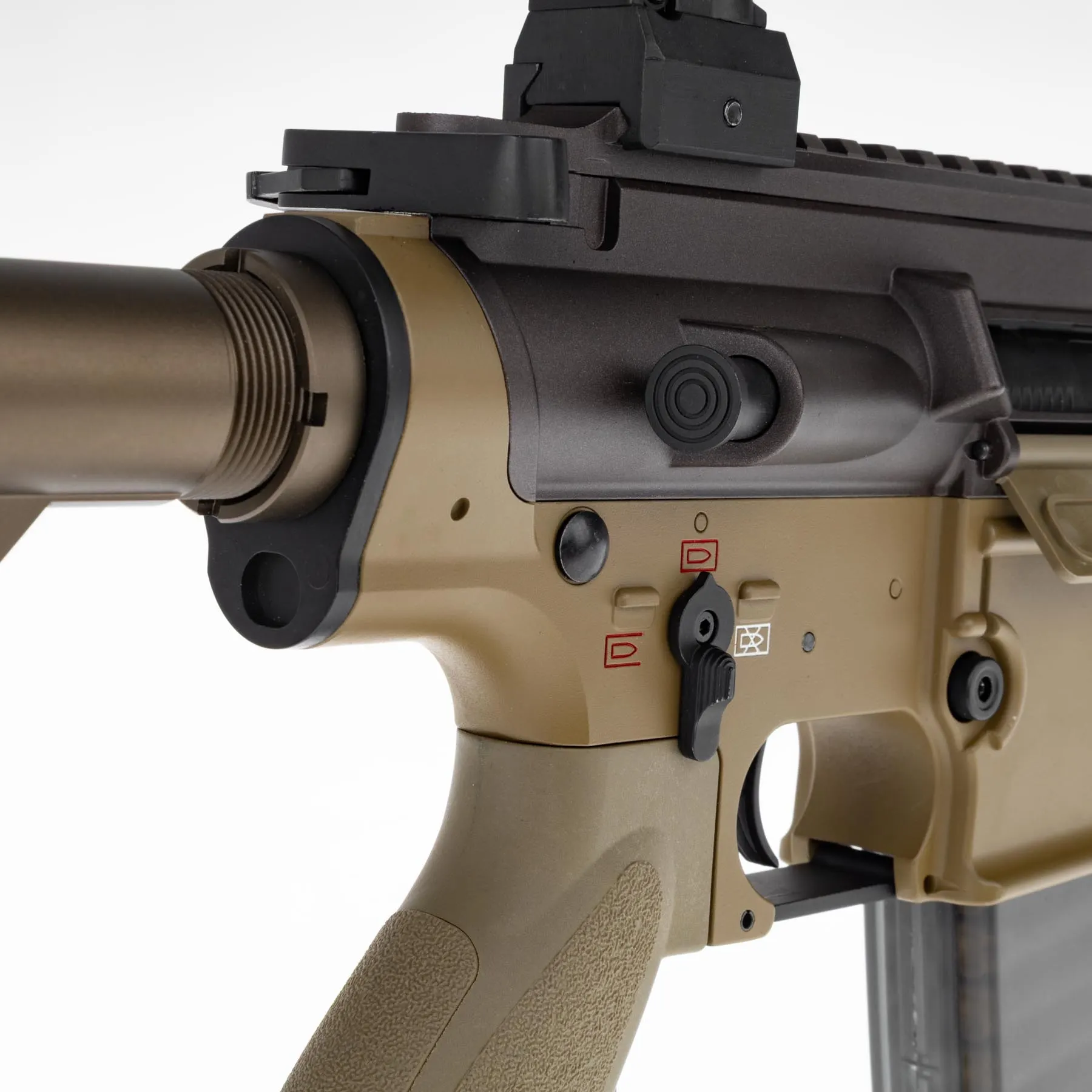 SAC x Wolverine GE17 HPA DMR Rifle, Tan