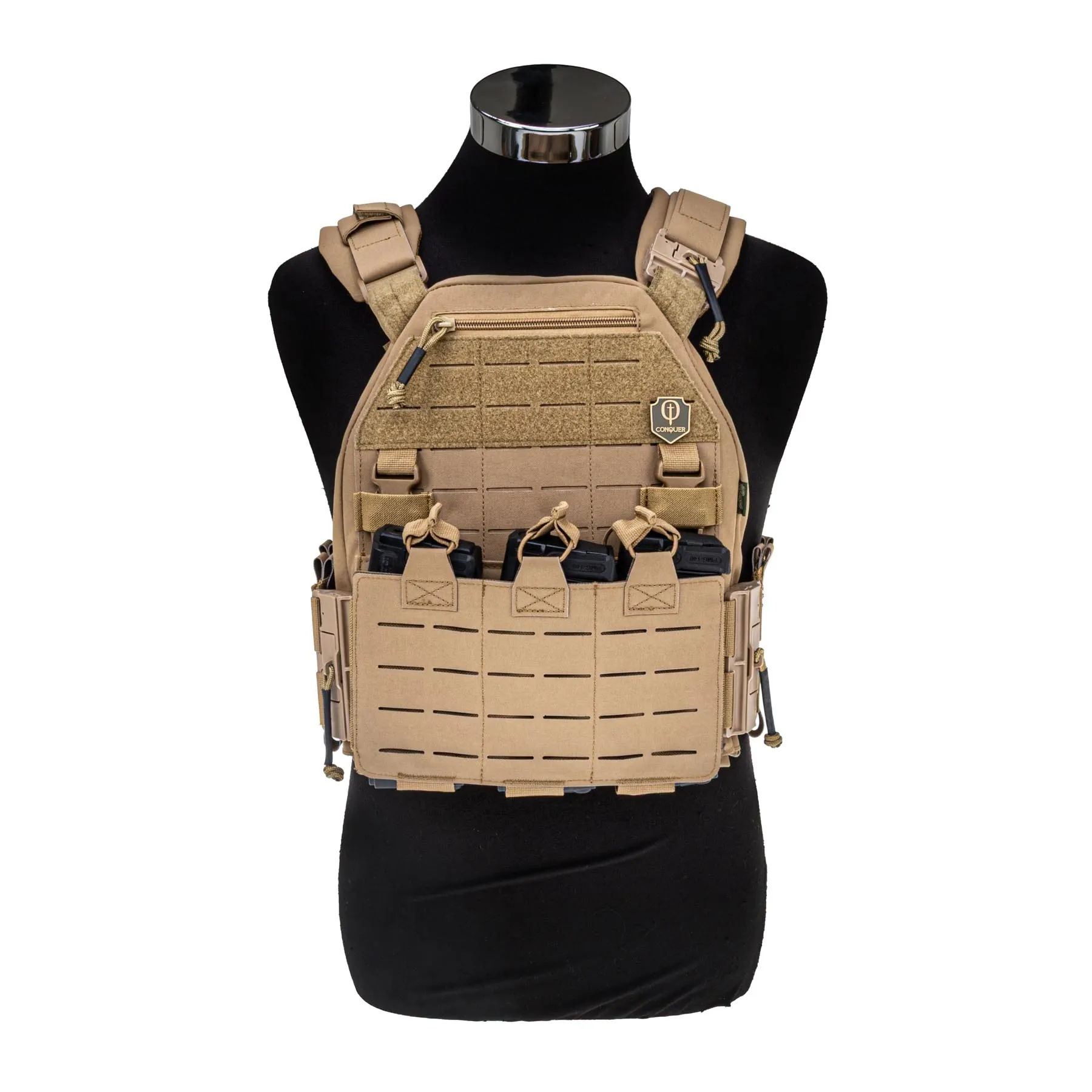 Conquer MQR Vest Plattenträger, Coyote Conquer MQR Vest Plattenträger, Coyote