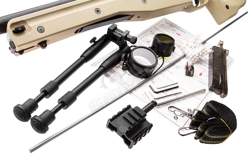 MB01 Sniper Rifle Full Set, Tan