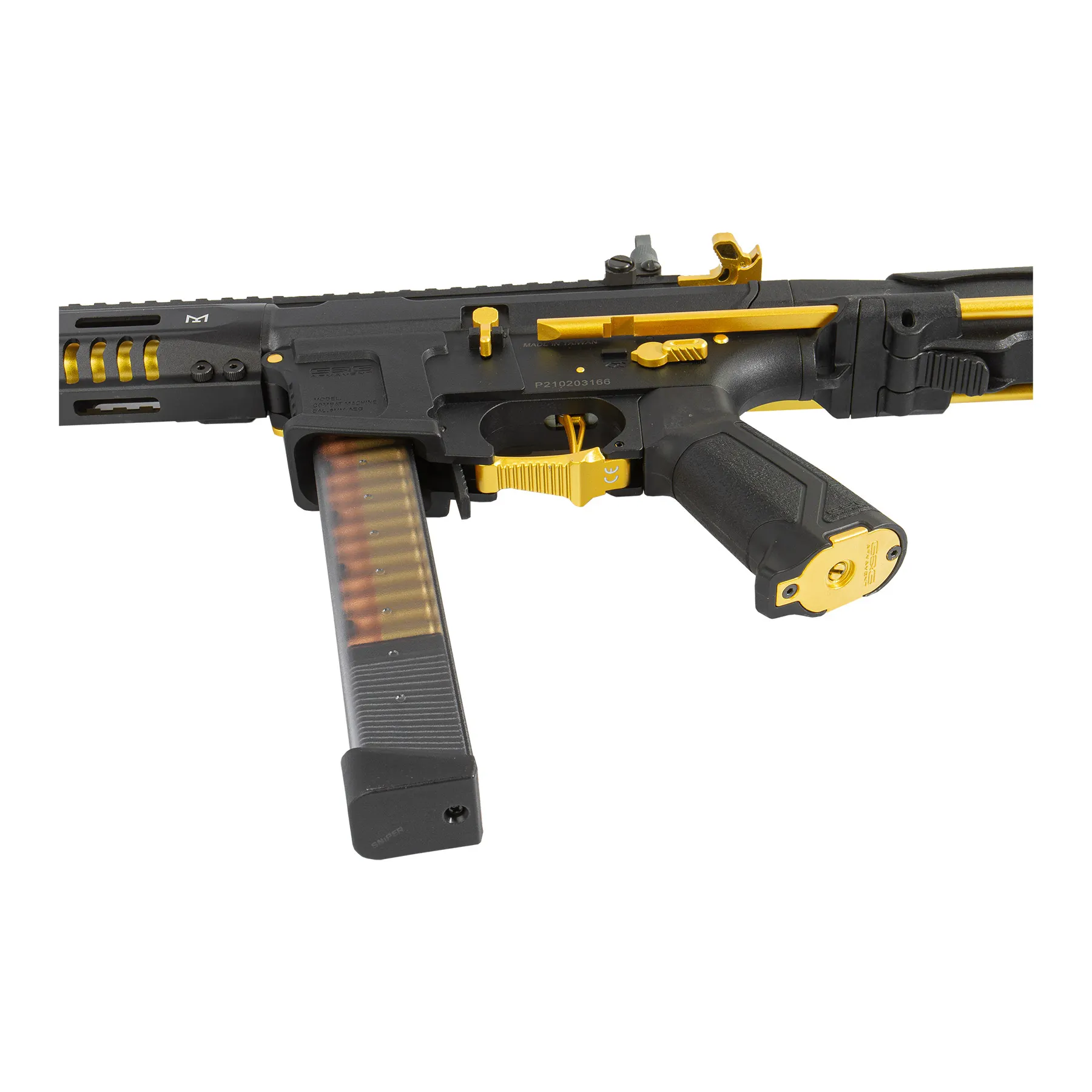 G&G ARP 9 Stealth (S)AEG, Gold