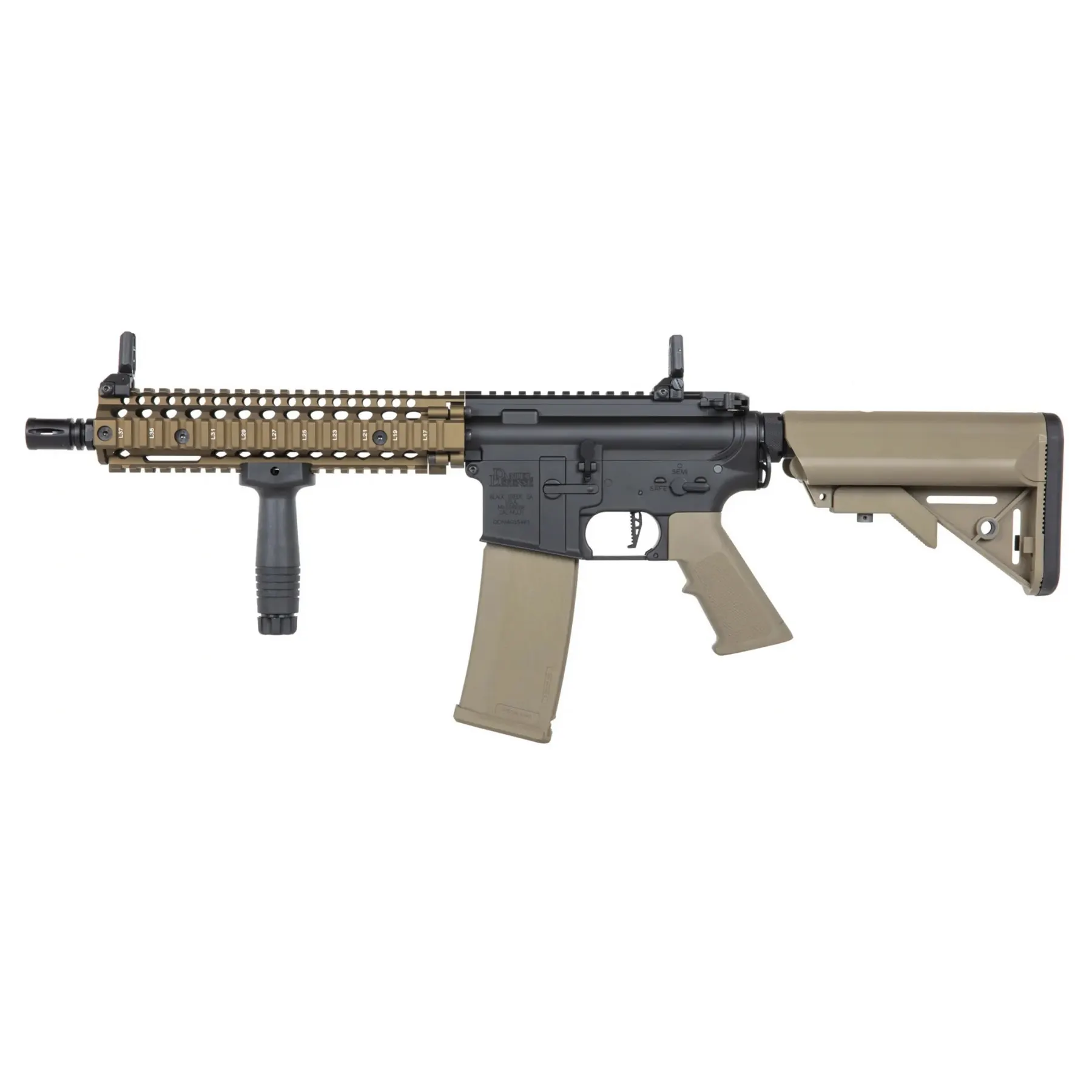 Specna Arms SA-P19 Prime Daniel Defense MK18 w/ Aster ETU (S)AEG, Chaos Bronze Specna Arms SA-P19 Prime Daniel Defense MK18 w/ Aster ETU (S)AEG, Chaos Bronze