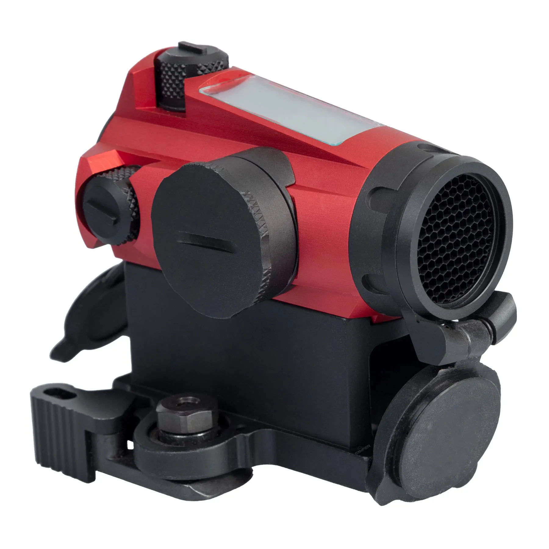 BO Solar X-2 QD Red Dot Hi-Mount, Red