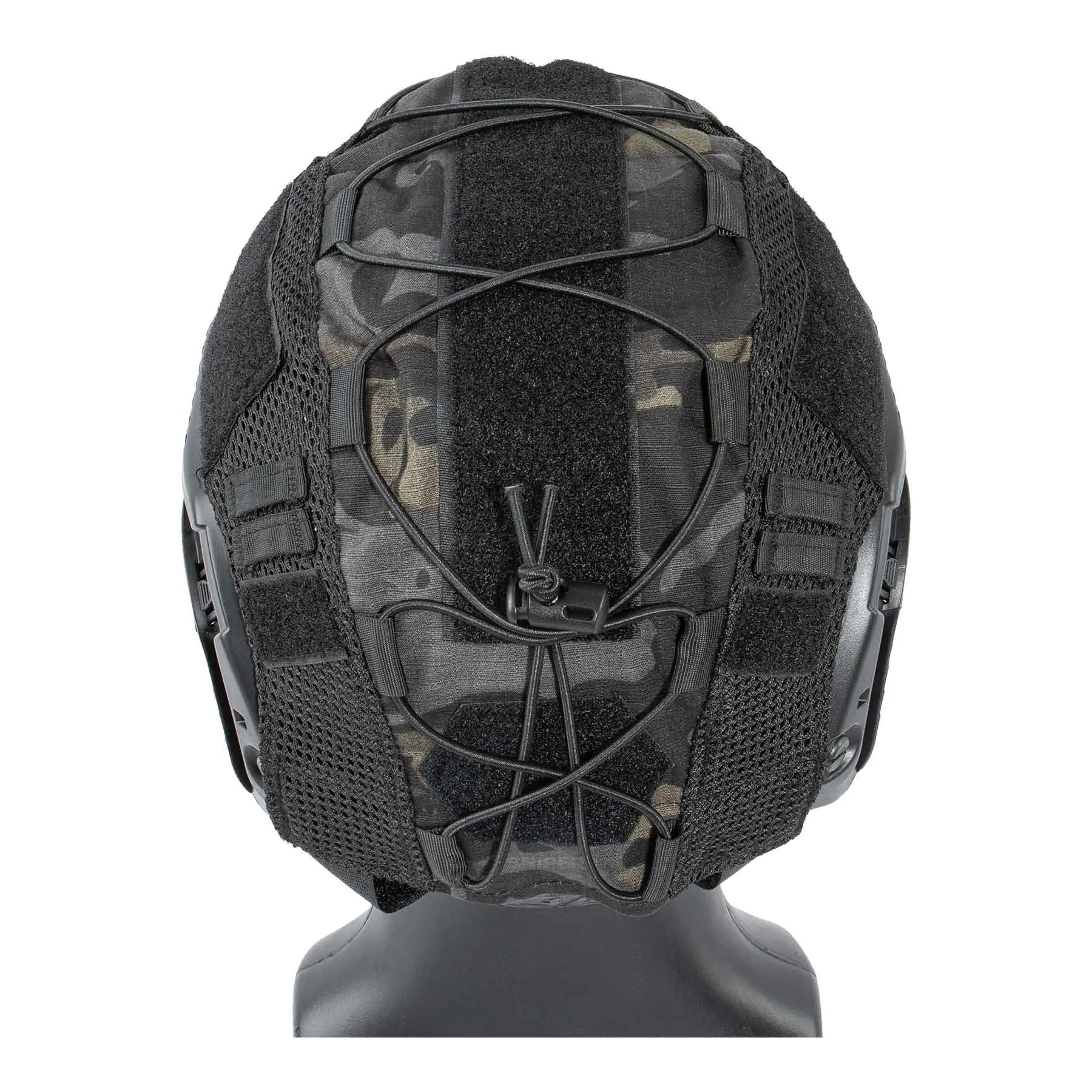 Elastic Rope Helmet Cover, camo black