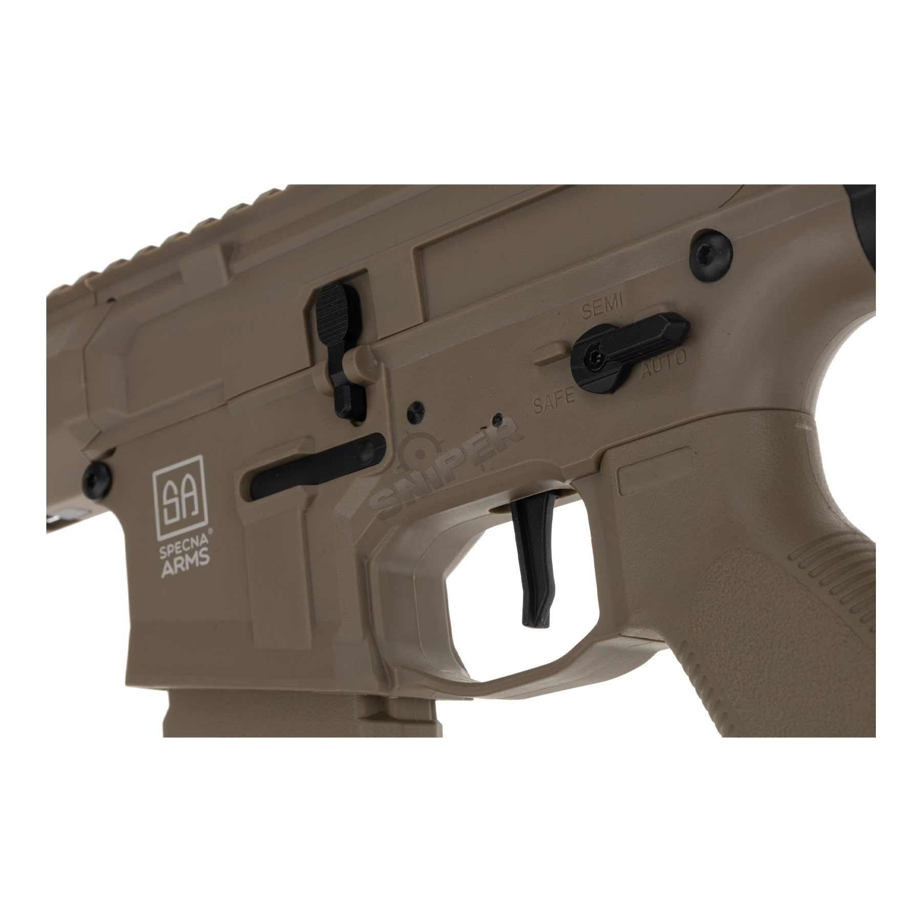 Specna Arms SA-F20 Flex Tuned-Up w/ ETU < 0,5 Joule Softair Gewehr, Tan