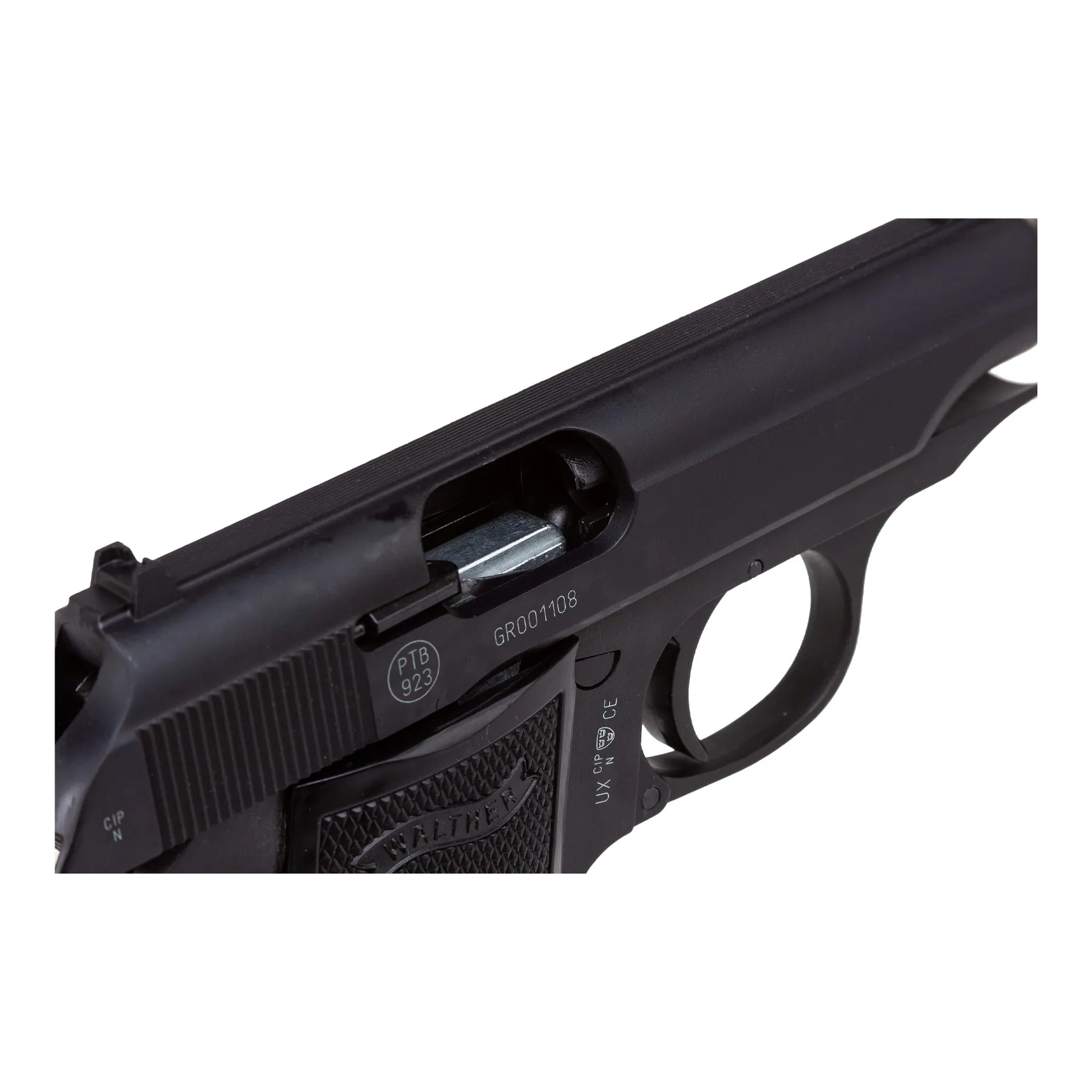 Walther PP 9mm P.A.K. Schreckschusspistole, Black Walther PP 9mm P.A.K. Schreckschusspistole, Black