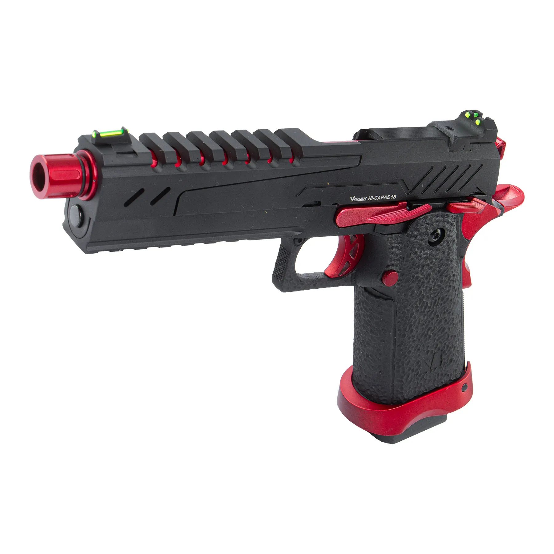 Vorsk Hi-Capa 5.1 Split Slide, Red/Black, GBB
