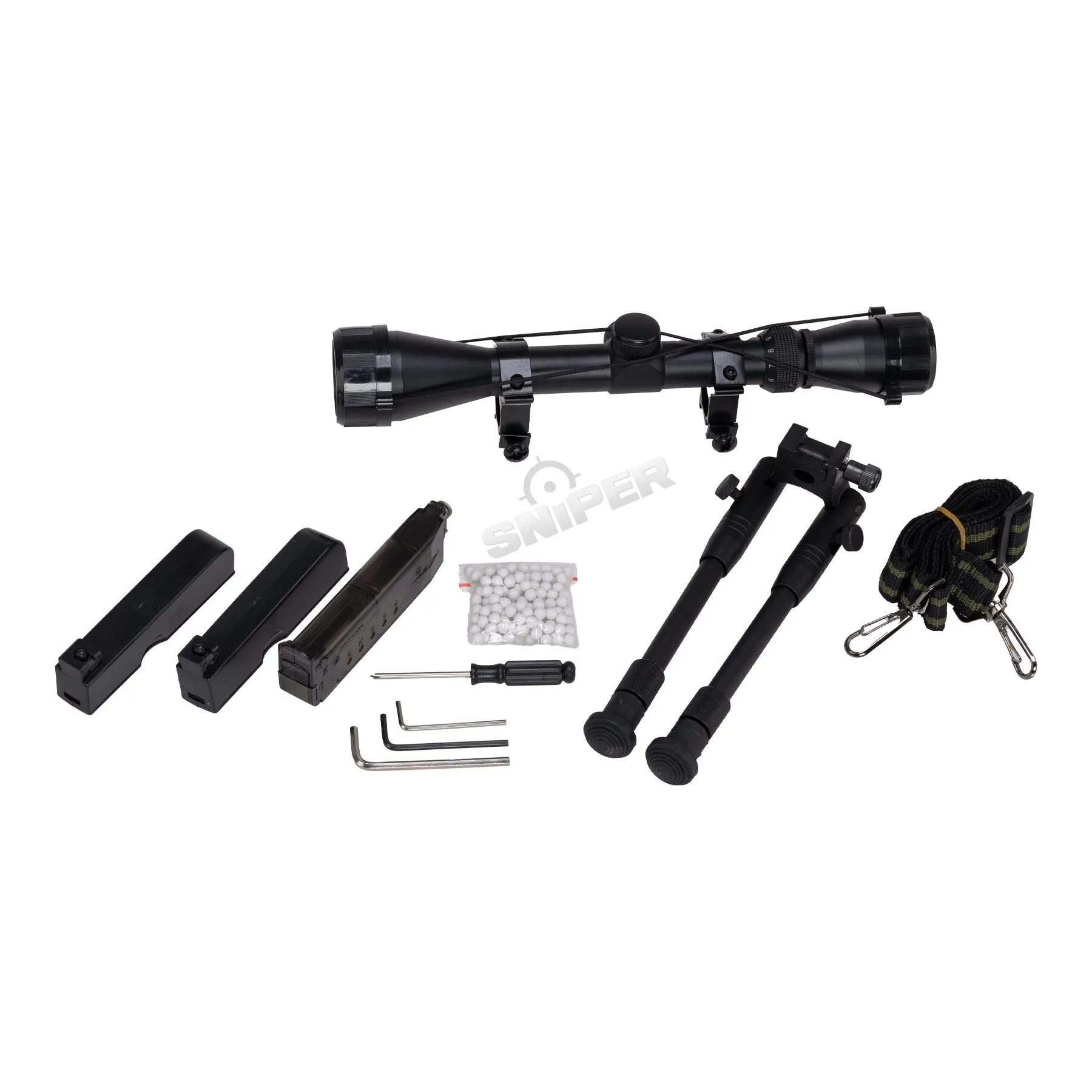 Specna Arms SA-S12 Scharfschützengewehr w/ Scope & Bipod, Tan