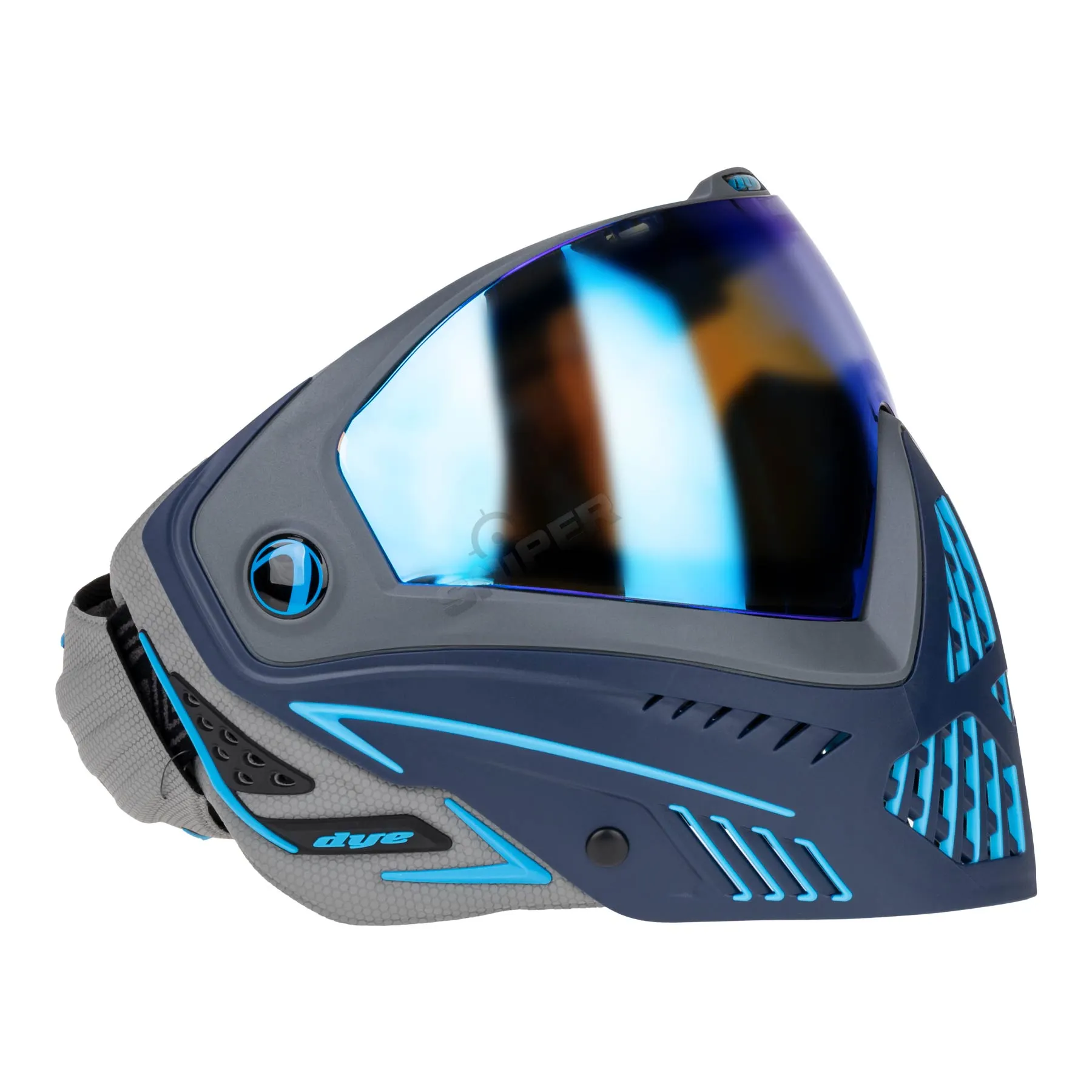 DYE I5 Raiseup Goggles, Blue/Grey Mask