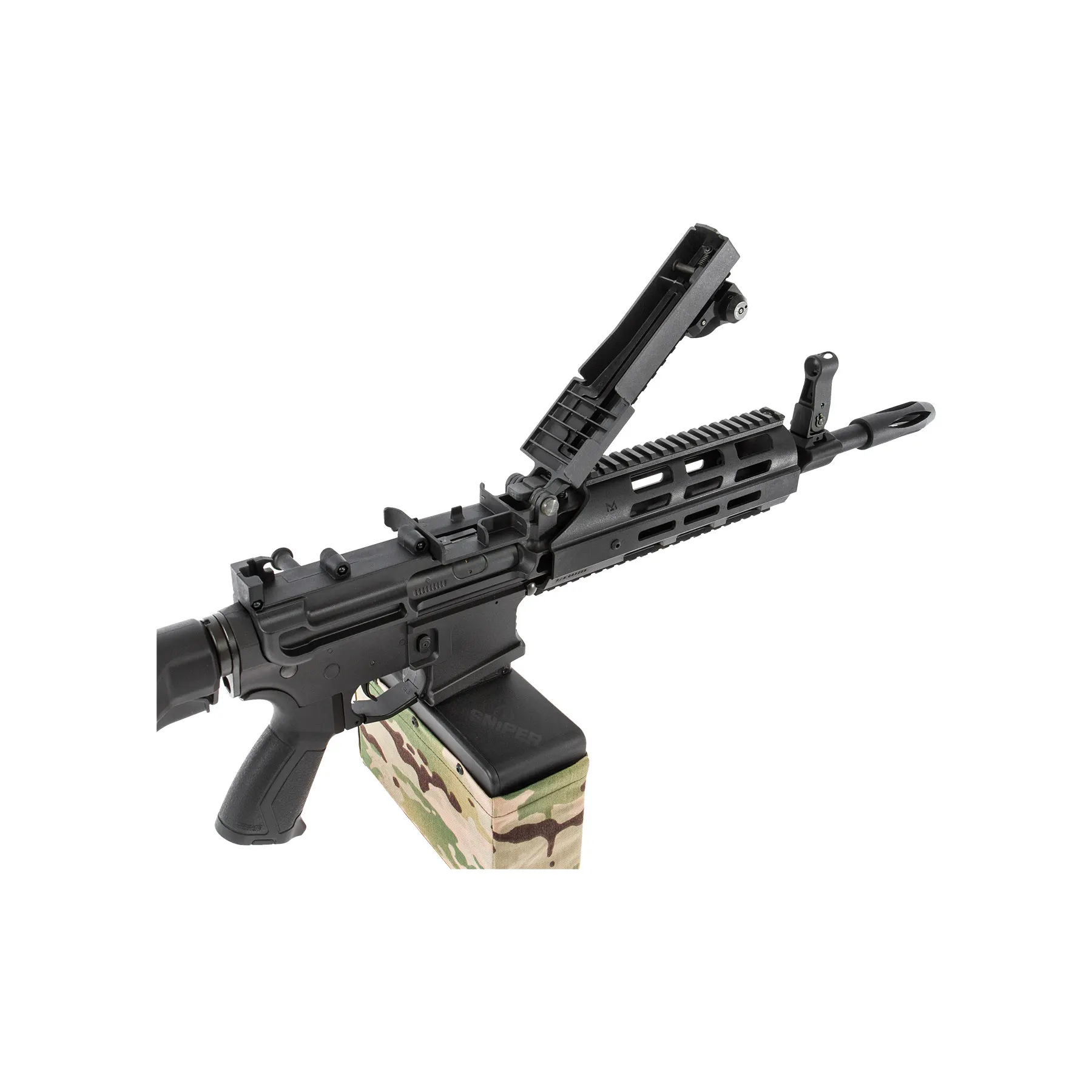 CM16 LMG (S)AEG, Black CM16 LMG (S)AEG, Black