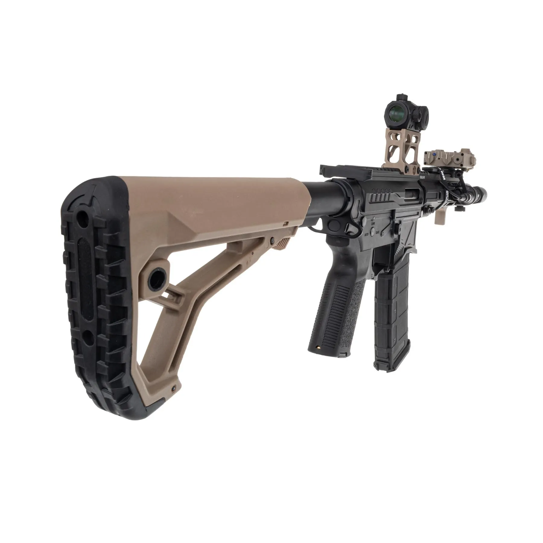 Zion Arms Gen4 Modern Soldier (S)AEG, Black /Tan Zion Arms Gen4 Modern Soldier (S)AEG, Black /Tan