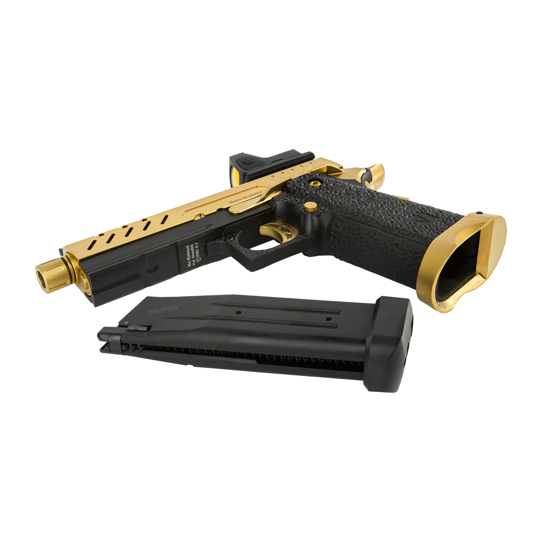 Vorsk Hi-Capa 4.3 BDS Gold GBB Softair Pistole