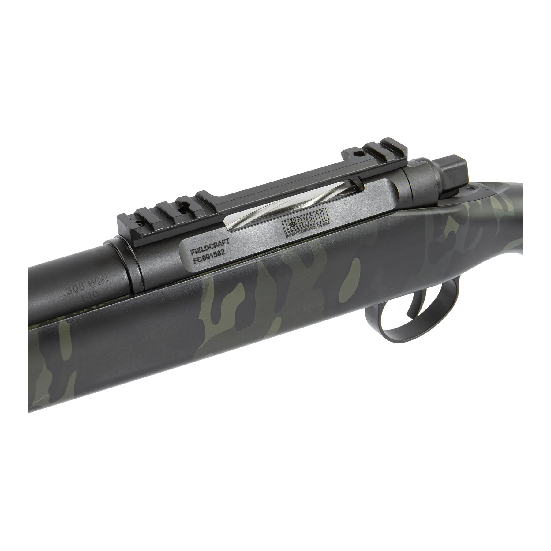 High Power 3J Barrett Bolt Action Sniper, Multicam Black