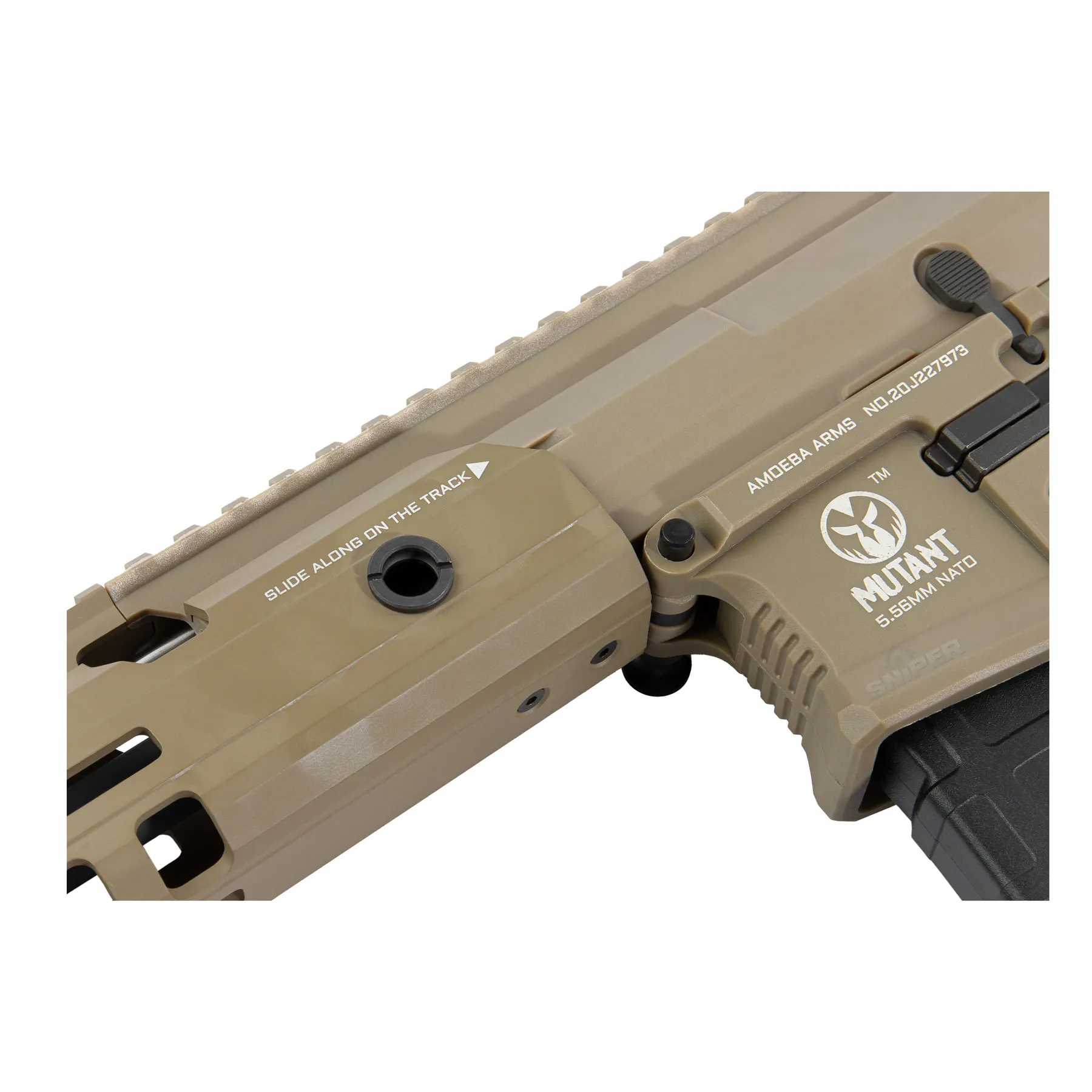 Ares Amoeba M4 Mutant AMM13 EFCS (S)AEG, Dark earth