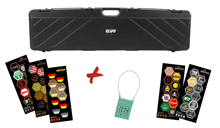 Koffserset Waffenkoffer Sniper 116,5 cm, wave foam Koffserset Waffenkoffer Sniper 116,5 cm, wave foam