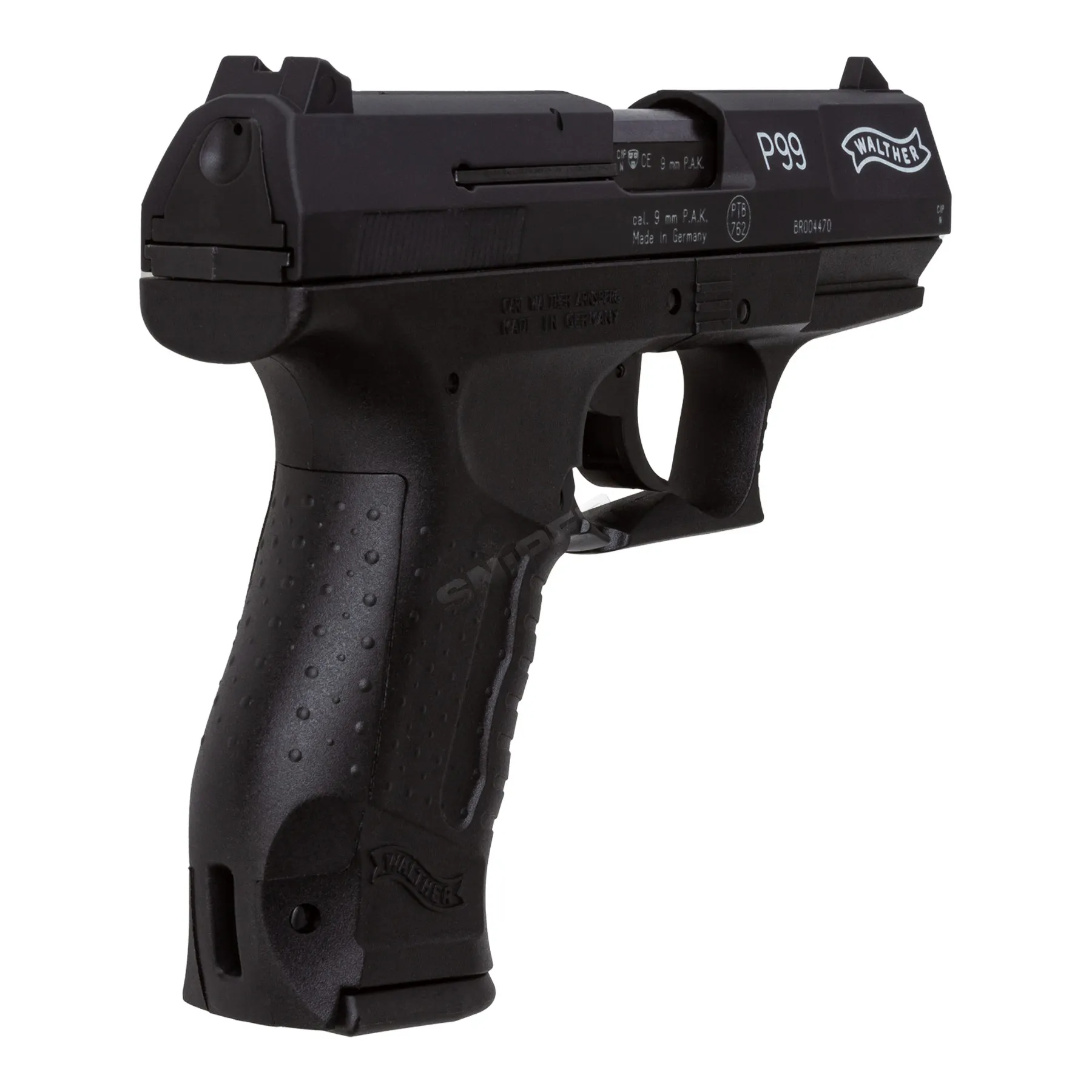 Walther P99 Schreckschusspistole 9mm P.A.K, Black Walther P99 Schreckschusspistole 9mm P.A.K, Black