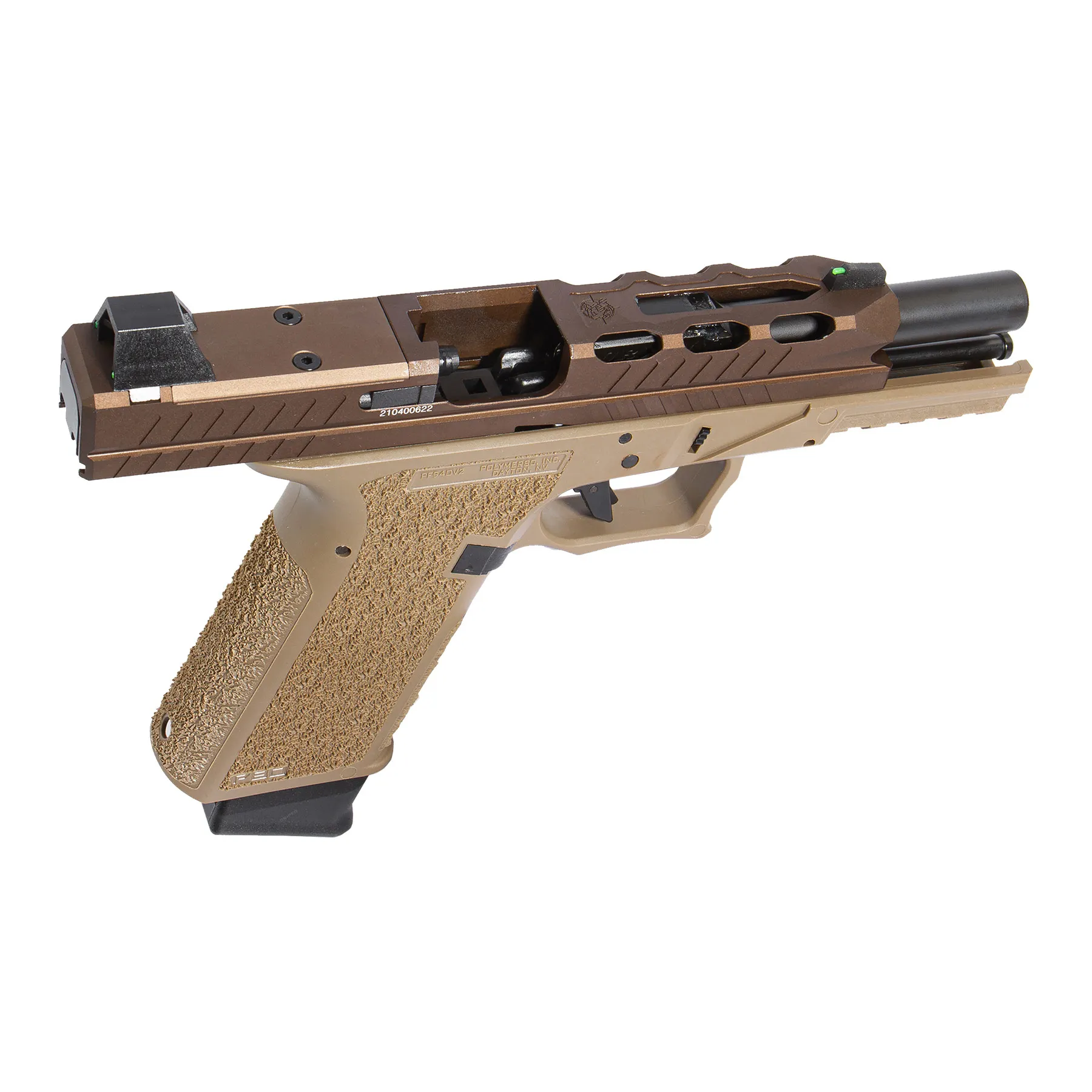 Poseidon Orion No.2 Combat GBB Softairpistole, tan
