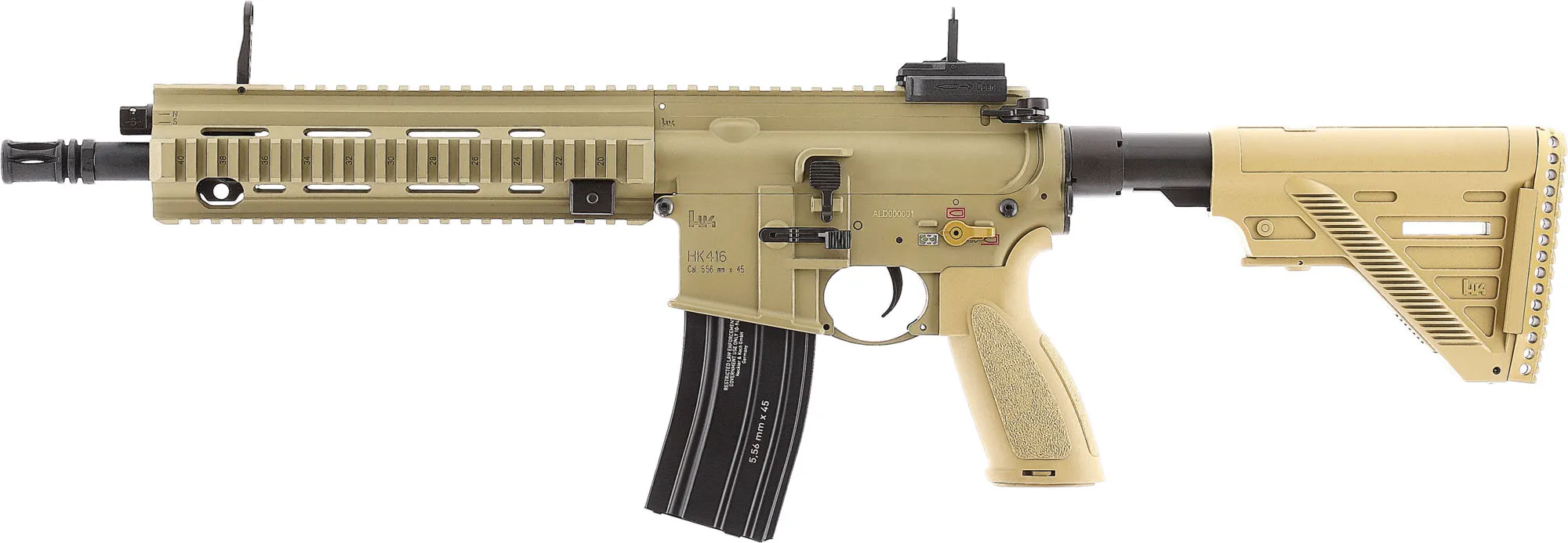 Heckler und Koch HK416 A5 EyeTrace SL (S)AEG, Tan/Brown