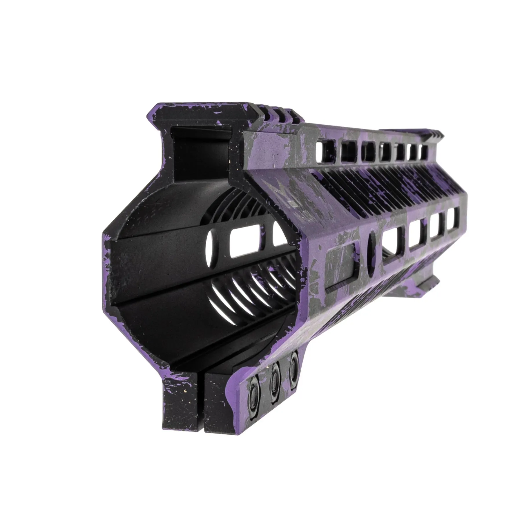 SAC Solid Receiver & Handguard Purple Splash M4