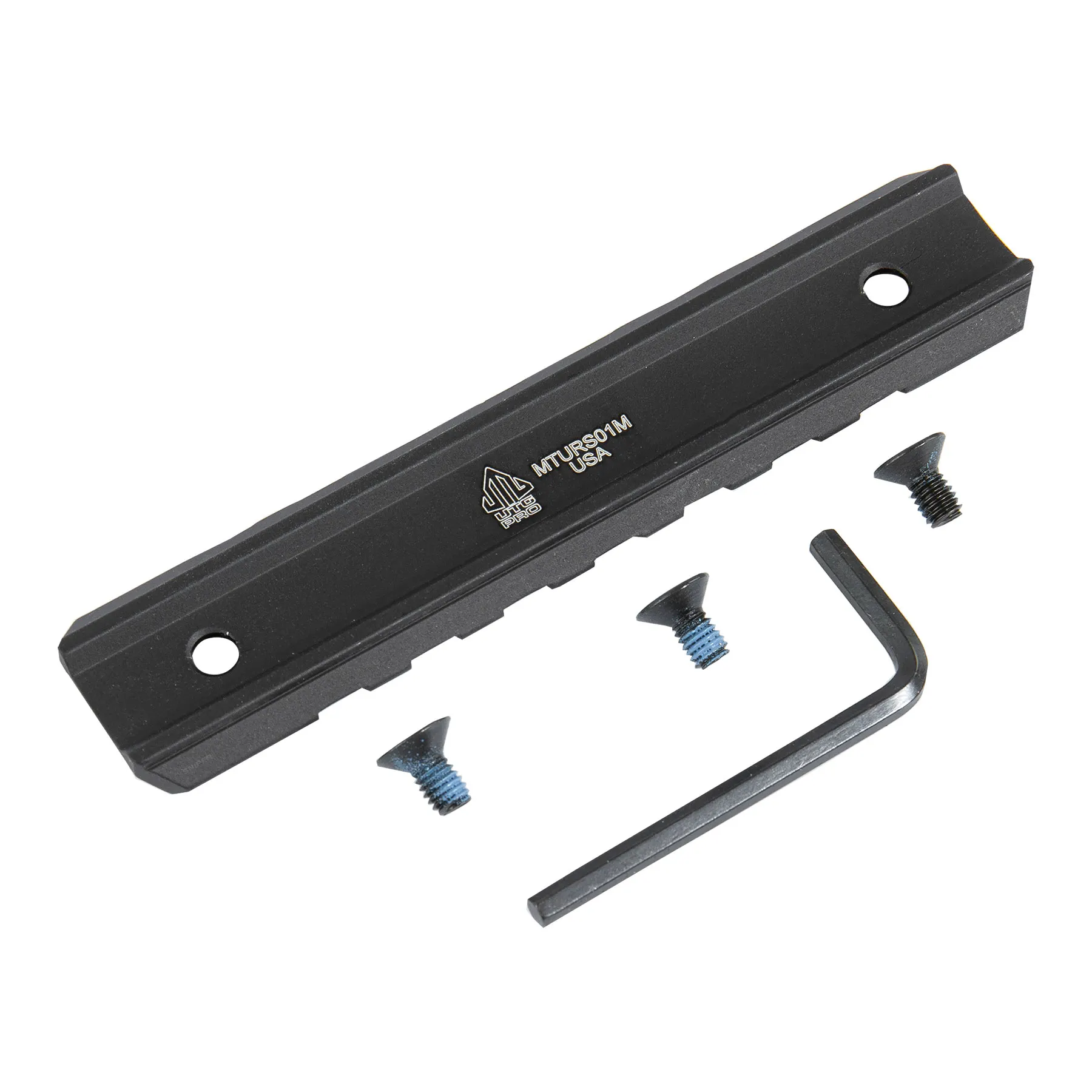UTG PRO Low-Pro Rail 5-Slots für Super Slim Rail,  Black