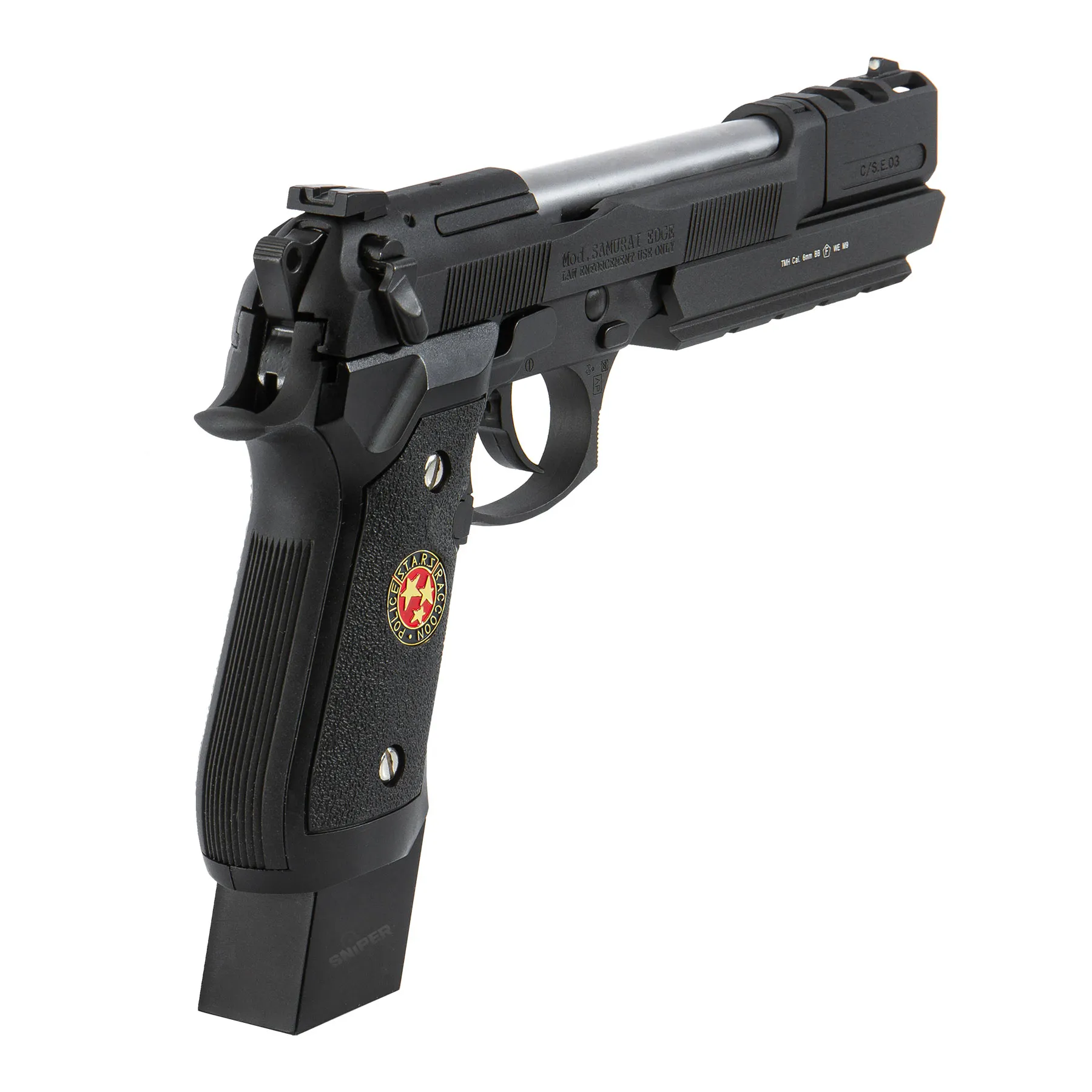 WE M92 Biohazard Extended Full Metal GBB Softair