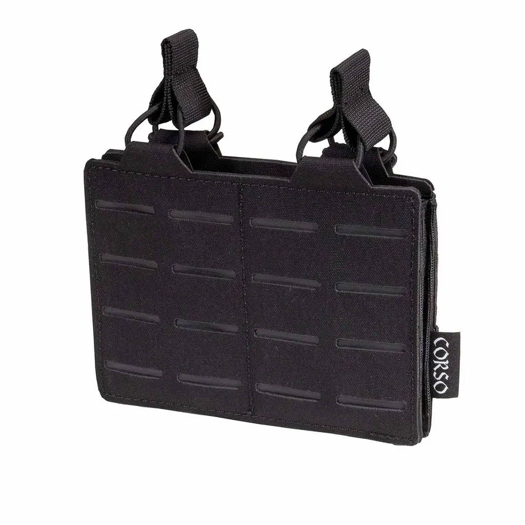 Corso Tactical Double Mag-Pouch Dagger MK1 für M4, Black