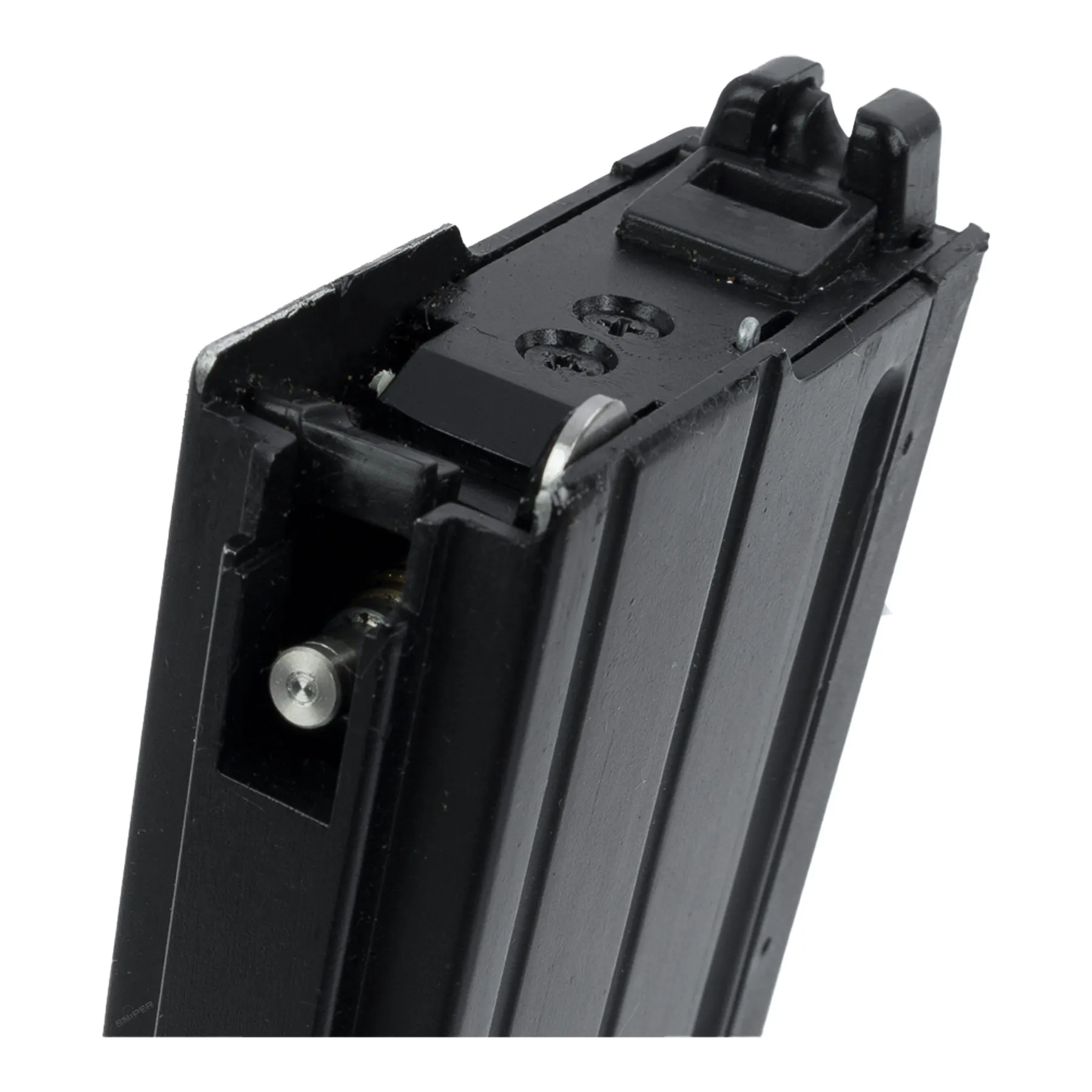 Golden Eagle M4 Gas Magazin 50rds Full Metal, Black