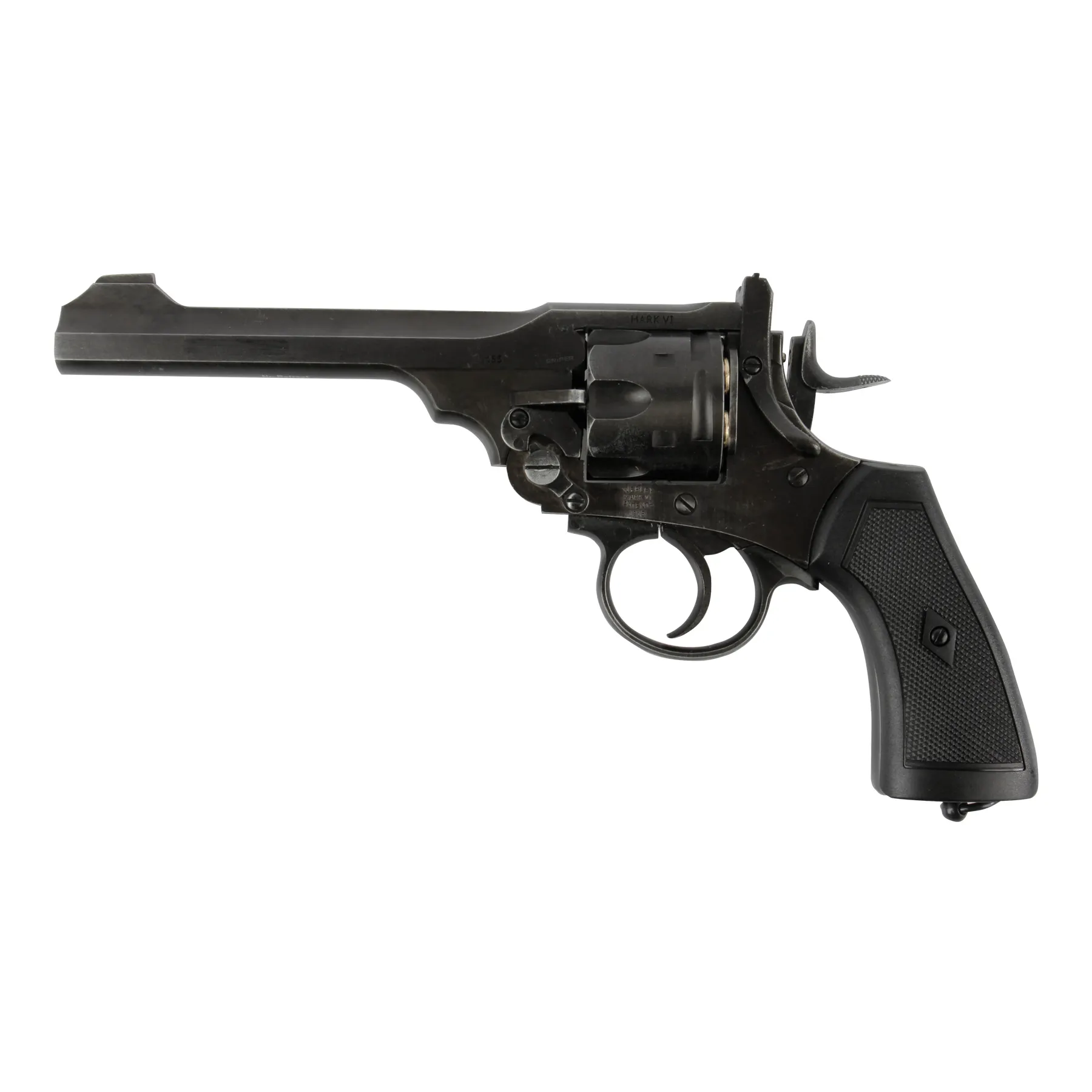 Webley MKIV. 455 Revolver, Aged
