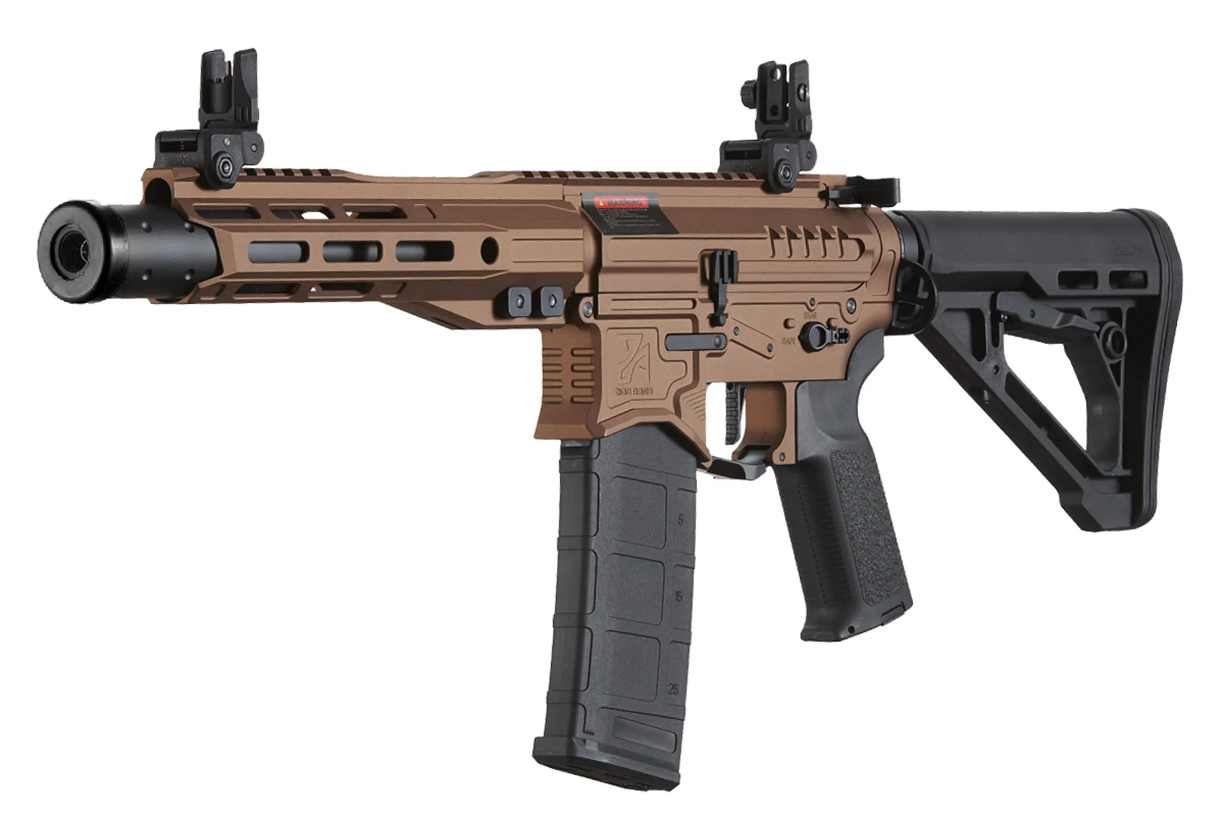 Zion Arms Gen4 w/ Nebula II 8" Bronze (S)AEG, Bronze